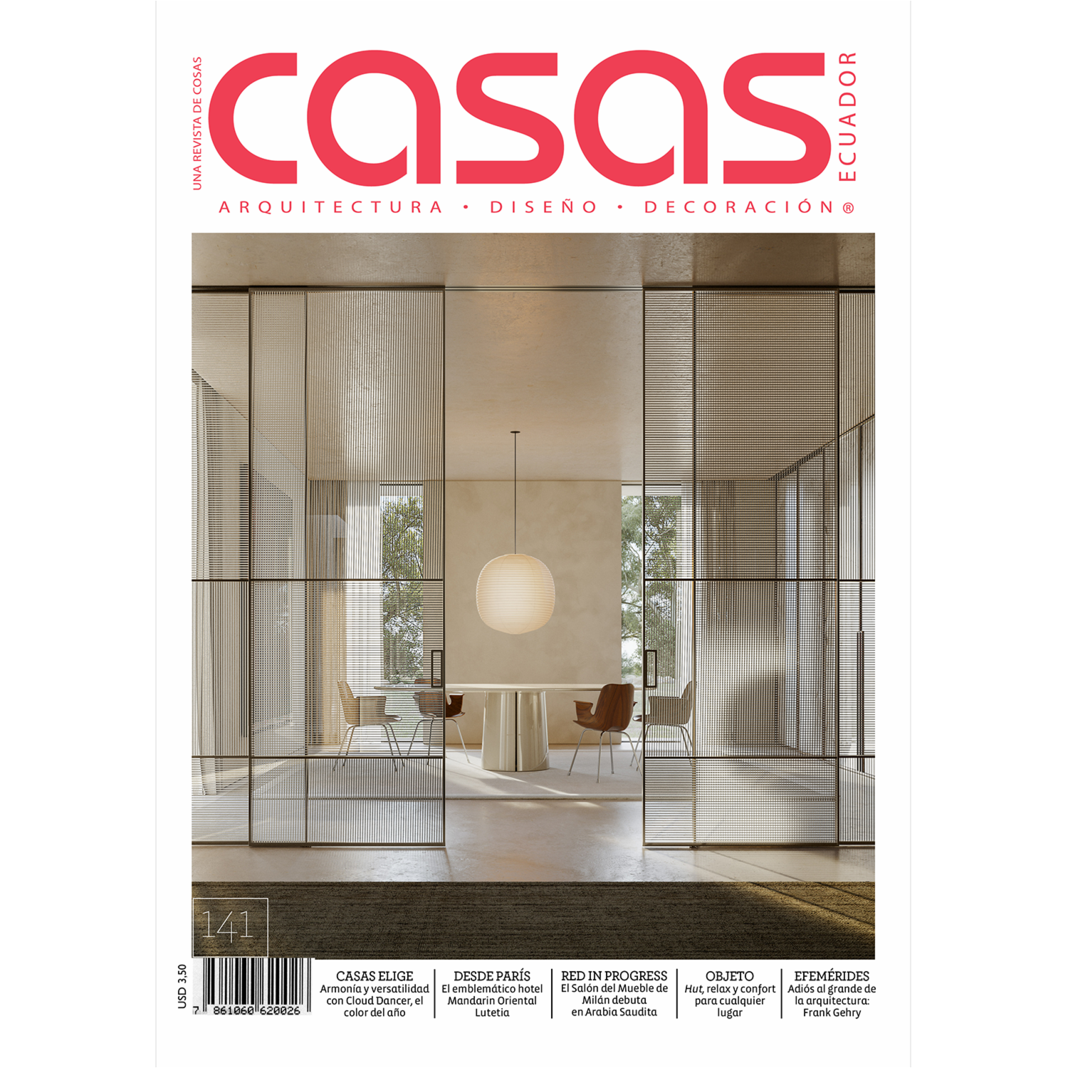 Revista De Arquitectura Y Diseño De Interiores CASAS Última Edición