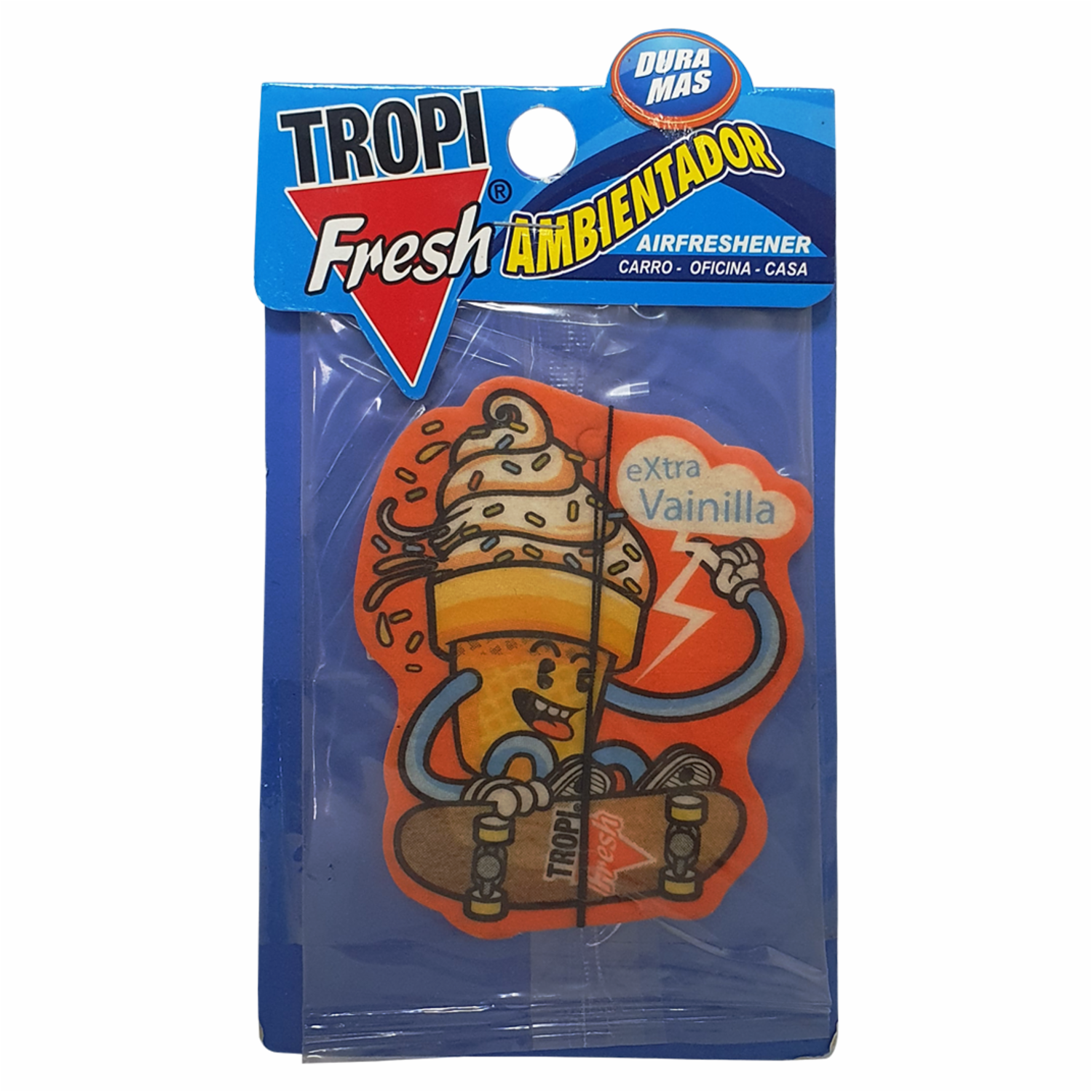 Ambiental Para Auto Con Colgador Aroma Vainilla TROPI FRESH 10 G