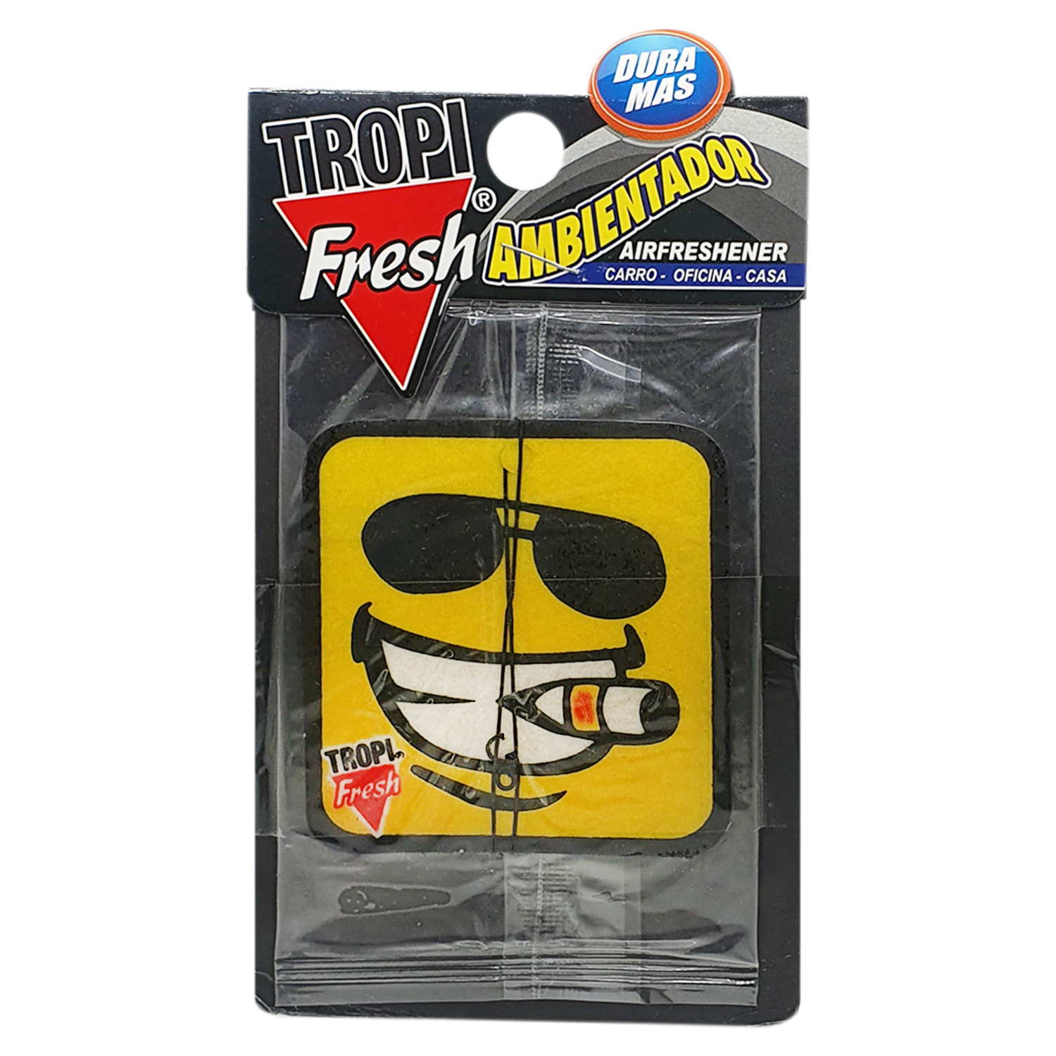 Ambiental Para Auto Con Colgador Diseño Happy Square TROPI FRESH 10 G