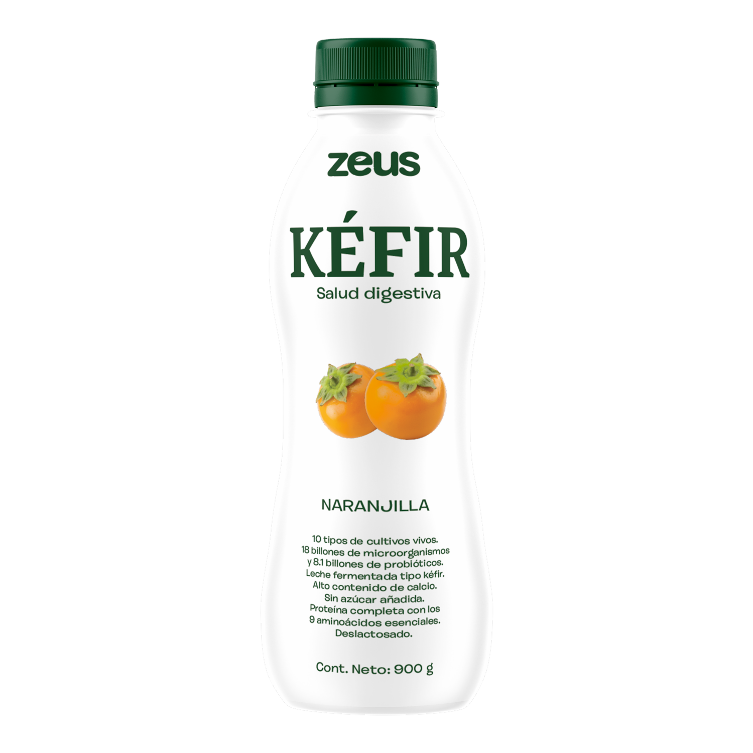 Kéfir Naranjilla Botella ZEUS 900 G