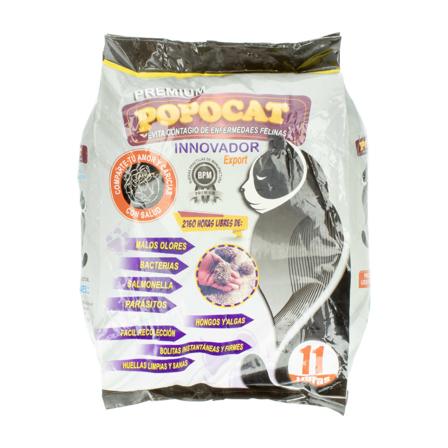 Arena Para Gato Anti Olores POPOCAT 11 Libras