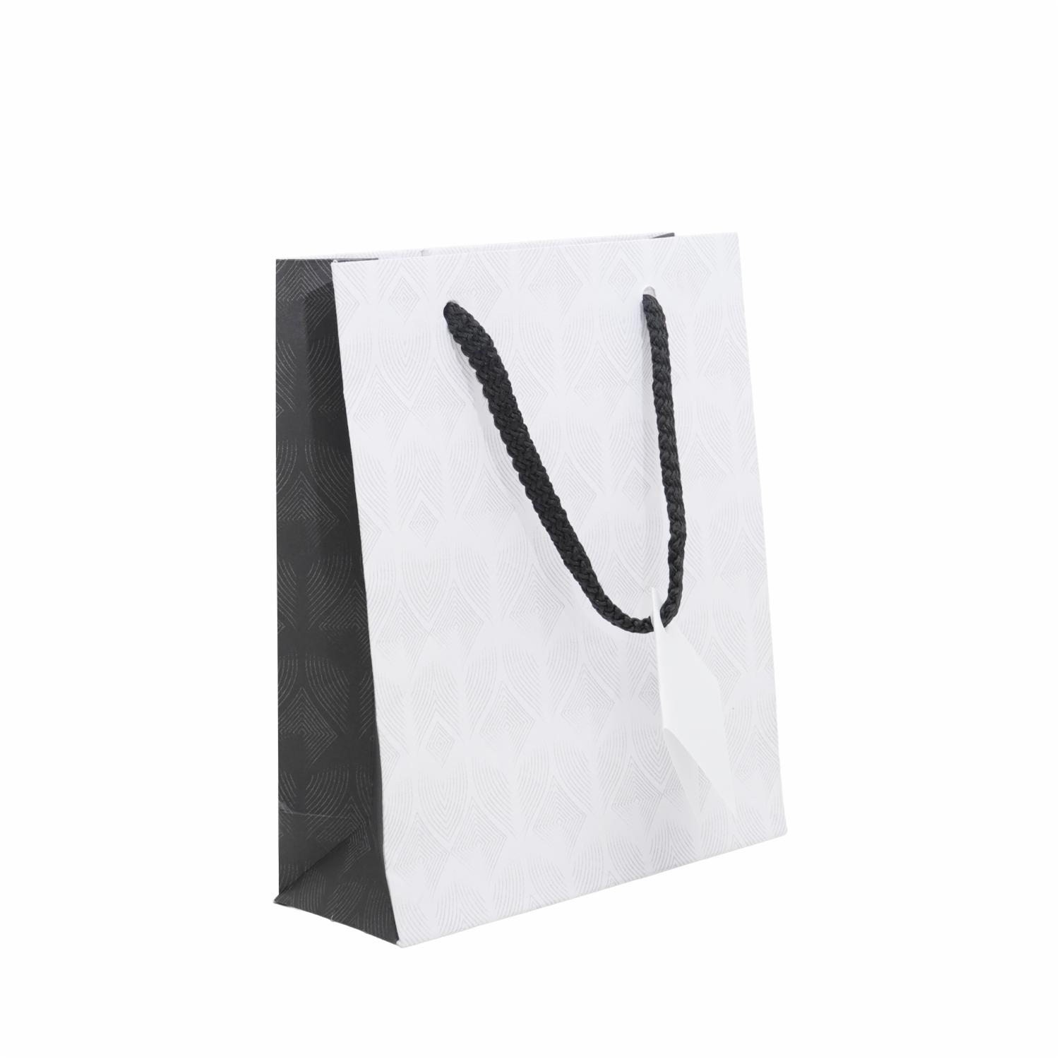 Funda De Regalo Gris Y Blanco VALENTINA S.A. Pequeña