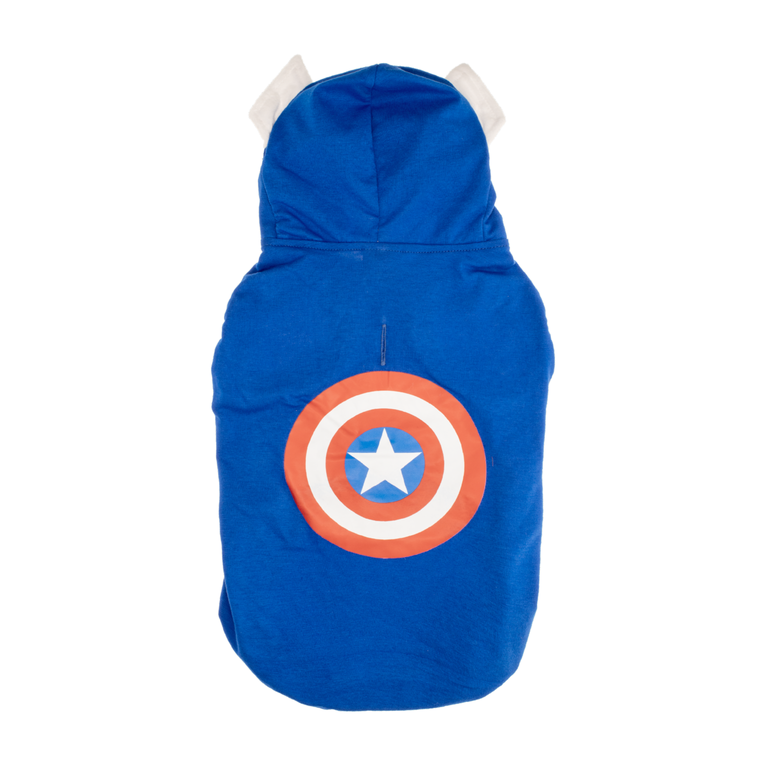 Camiseta Para Mascota Con Capucha Diseño Capitán América MARVEL Talla Grande