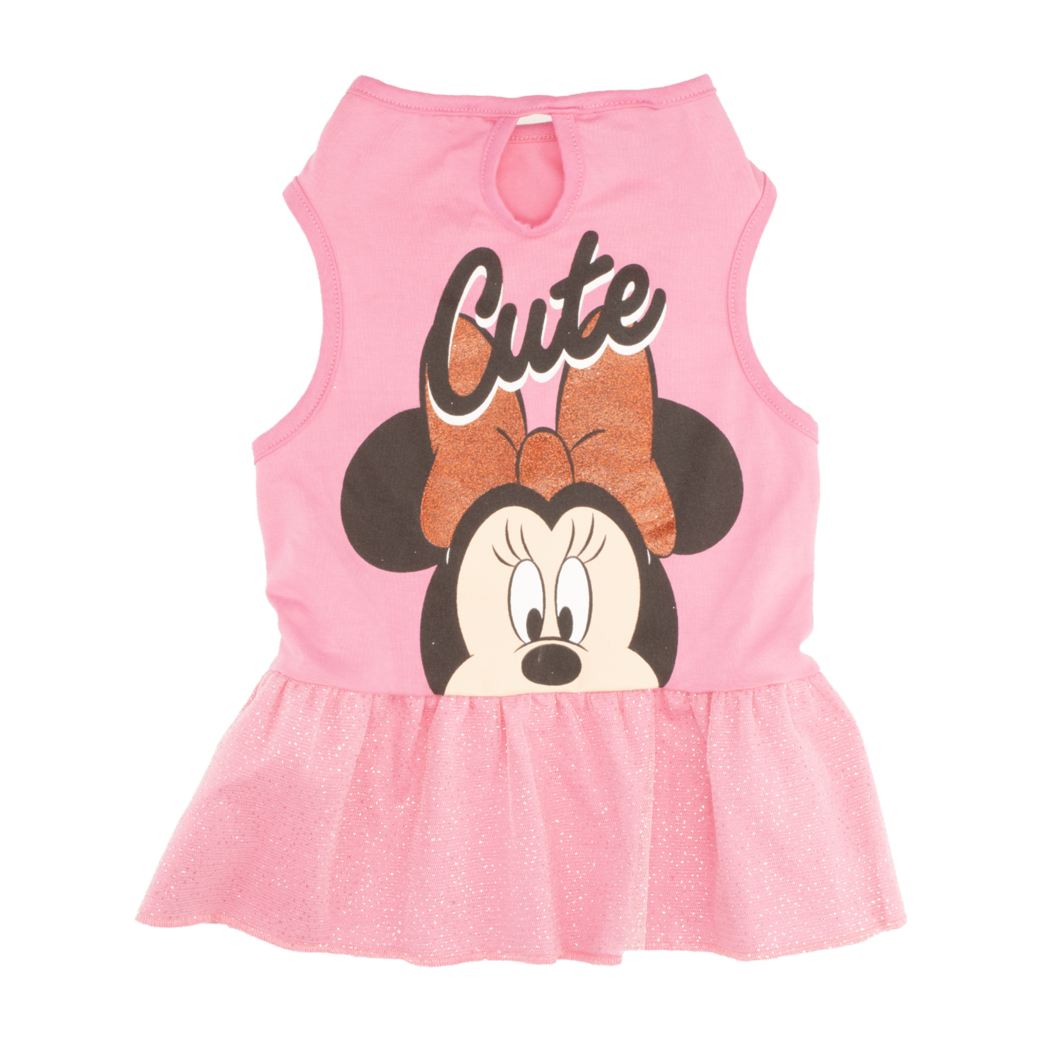Vestido Para Mascotas Diseño Minnie Mouse Color Rojo DISNEY Talla Grande