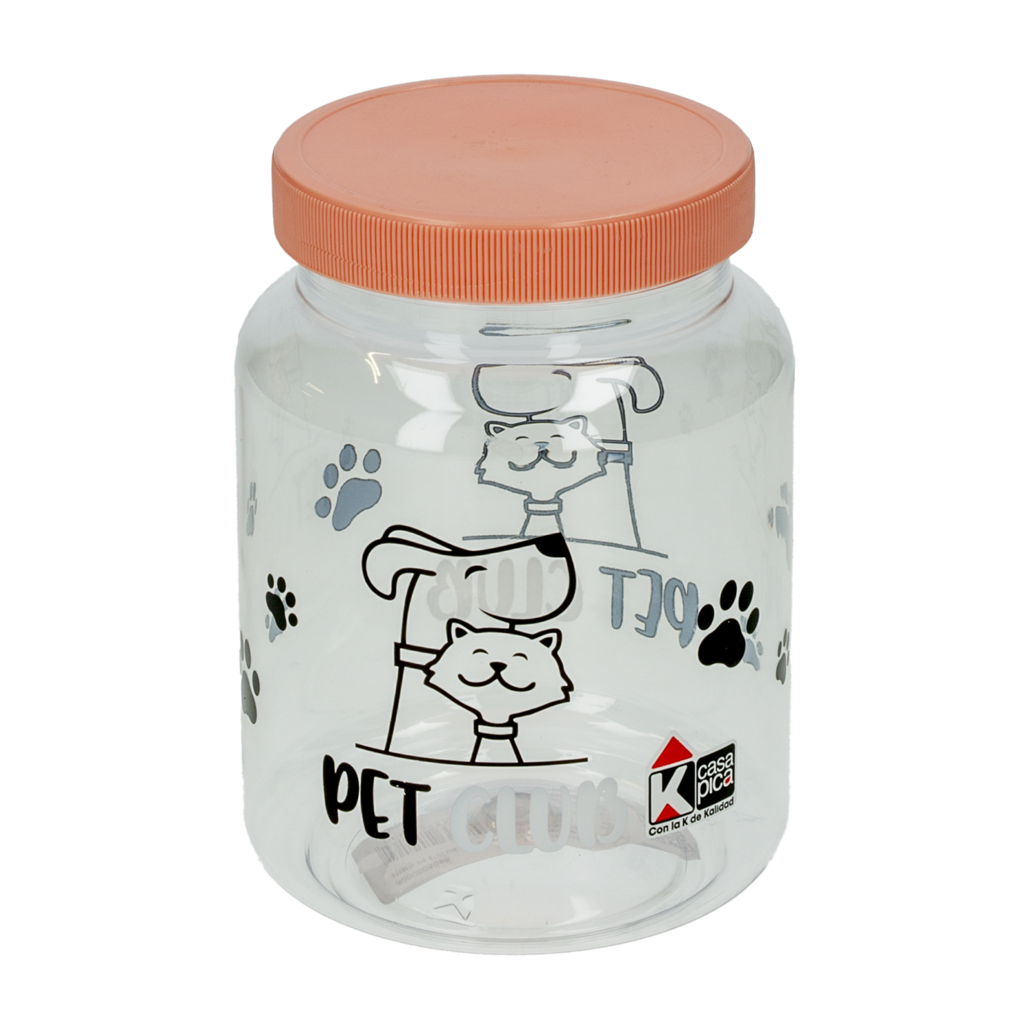 Pomo Dispensador Pet Club Rosado CASA PICA 1 Litro