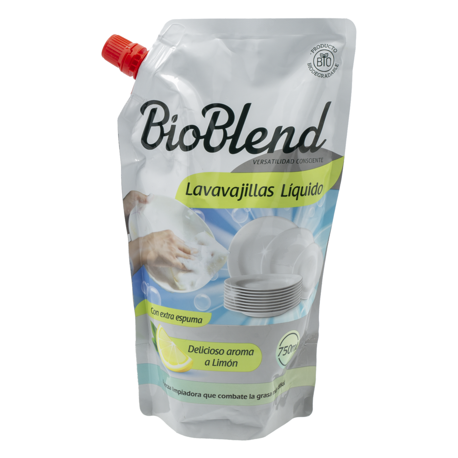 Lavavajillas Líquido Aroma Limón BIO BLEND 750 Ml