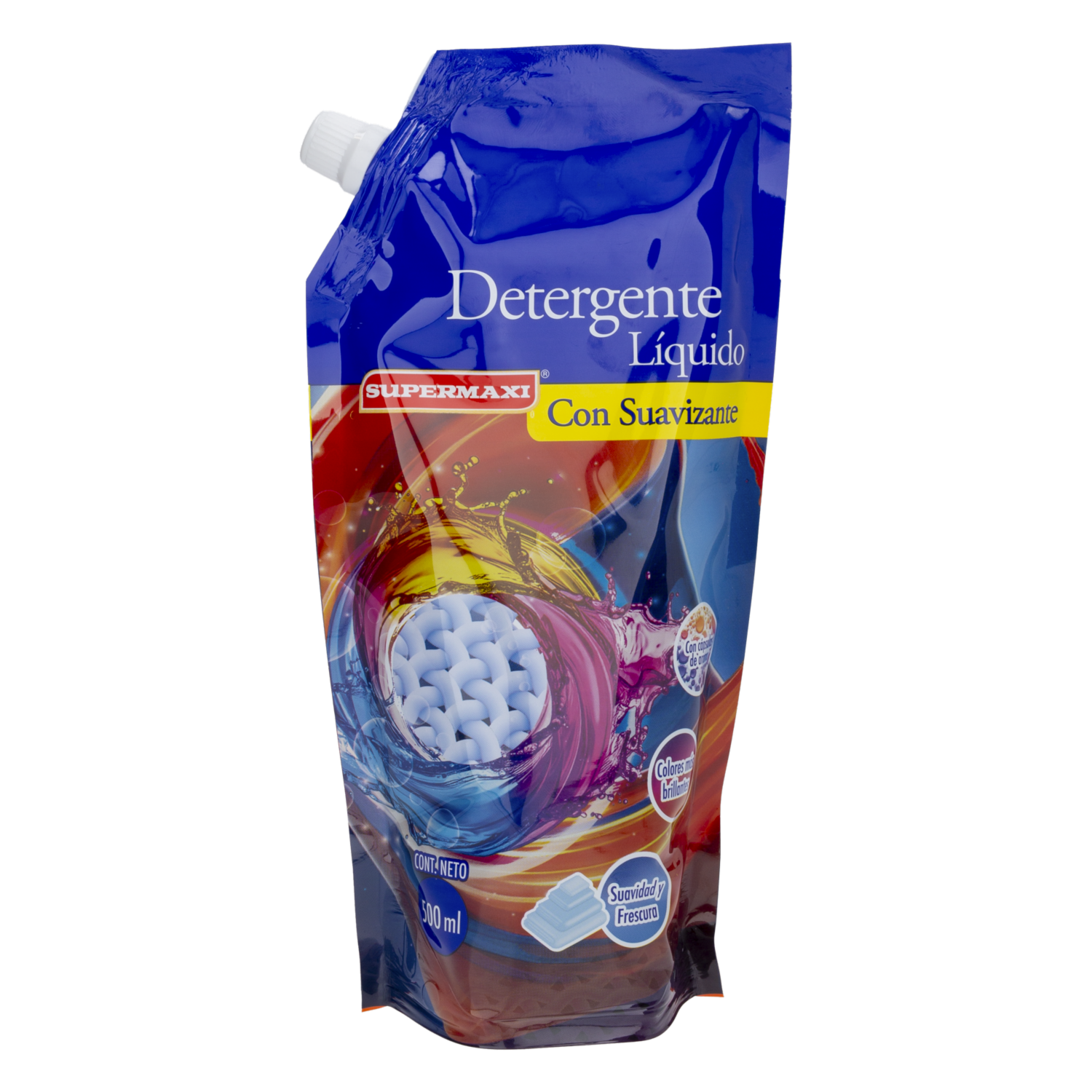Detergente Líquido Con Suavizante Doy Pack SUPERMAXI 500 Ml
