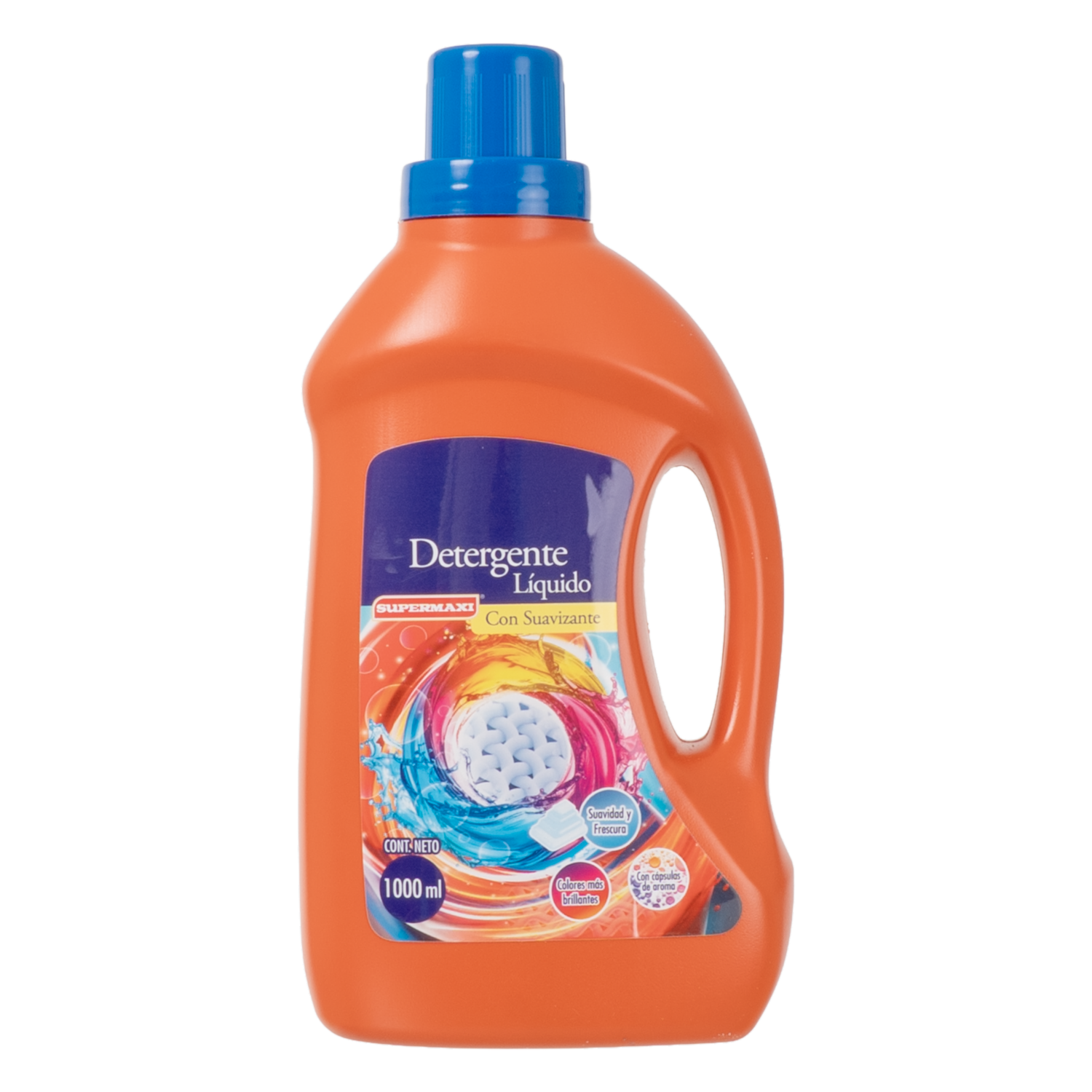 Detergente Líquido Con Suavizante SUPERMAXI 1000 Ml