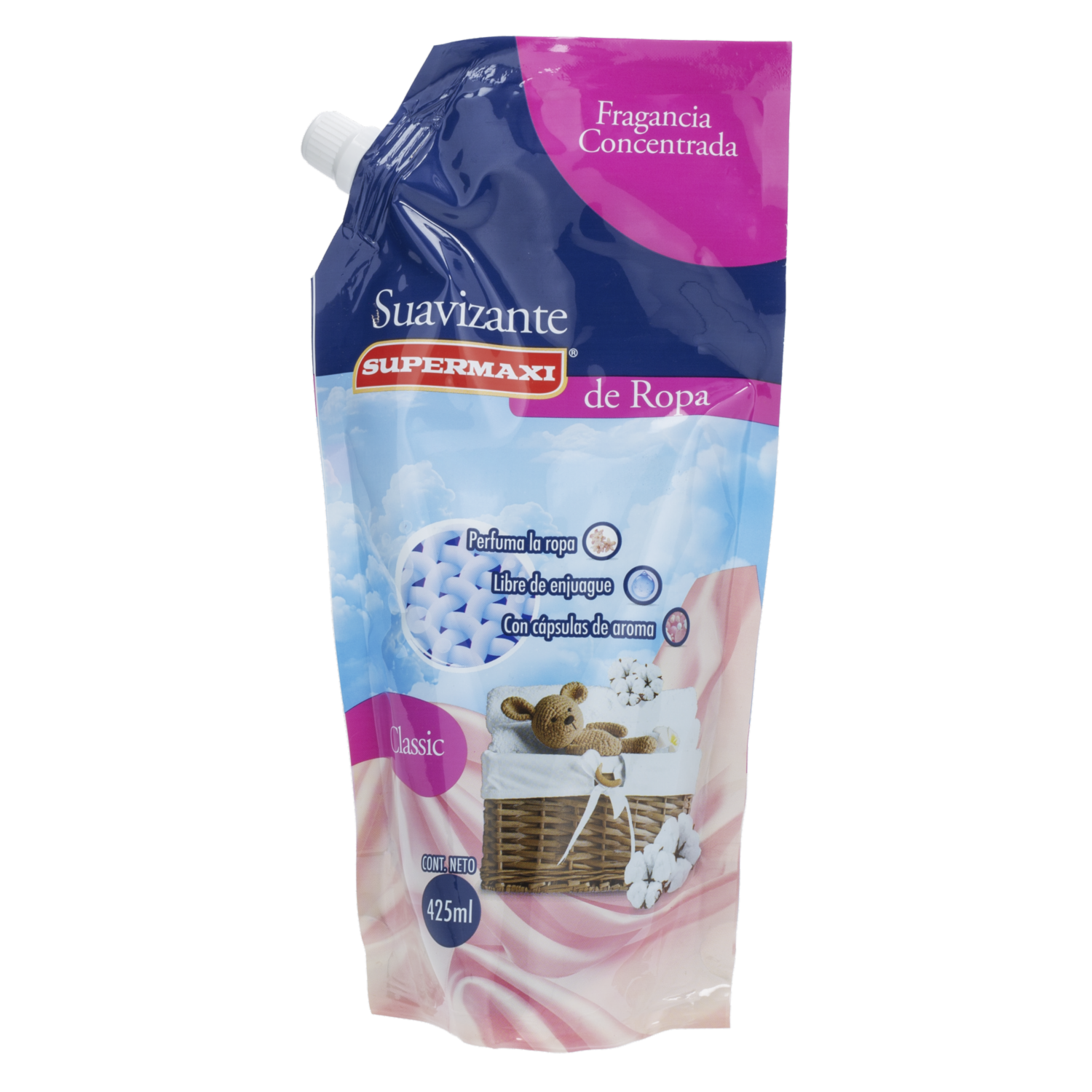 Suavizante Para Ropa Clásico SUPERMAXI Doypack 425 Ml