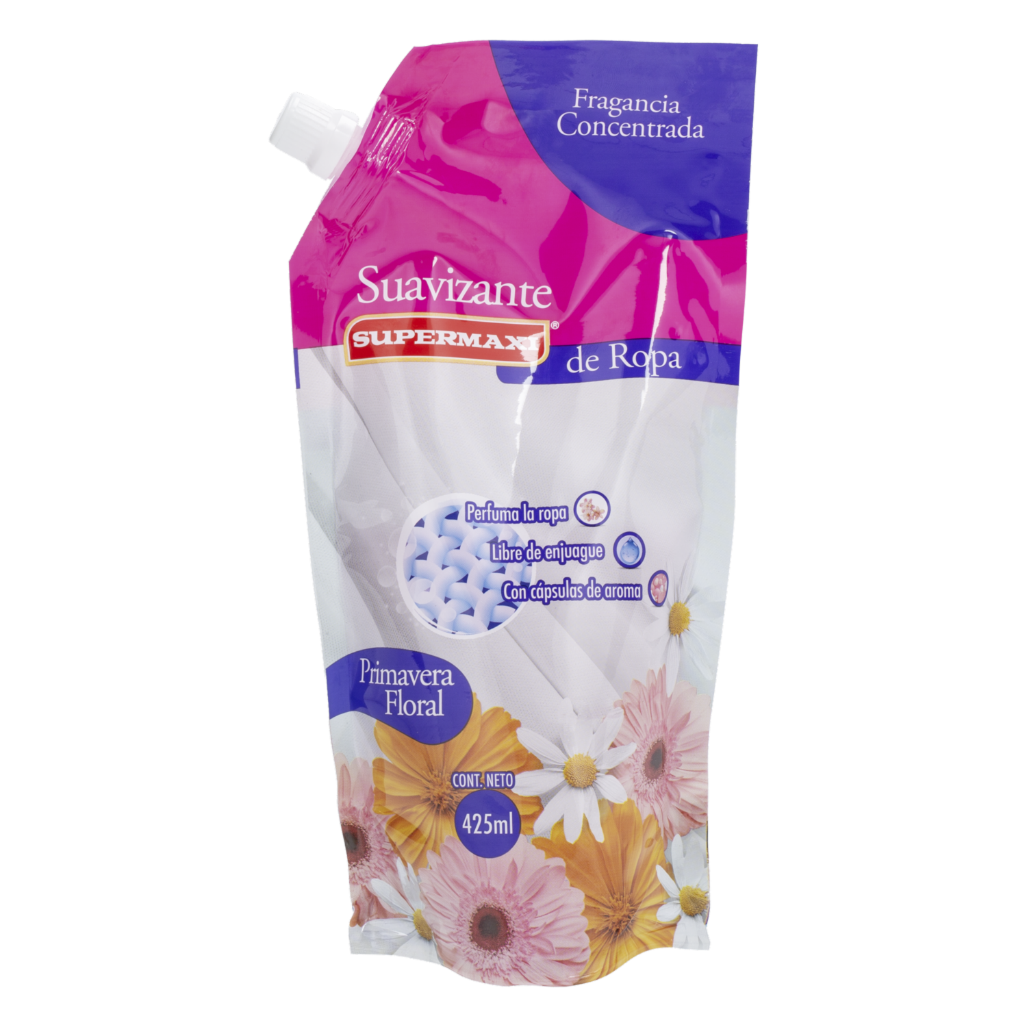 Suavizante Para Ropa Floral SUPERMAXI Doypack 425 Ml