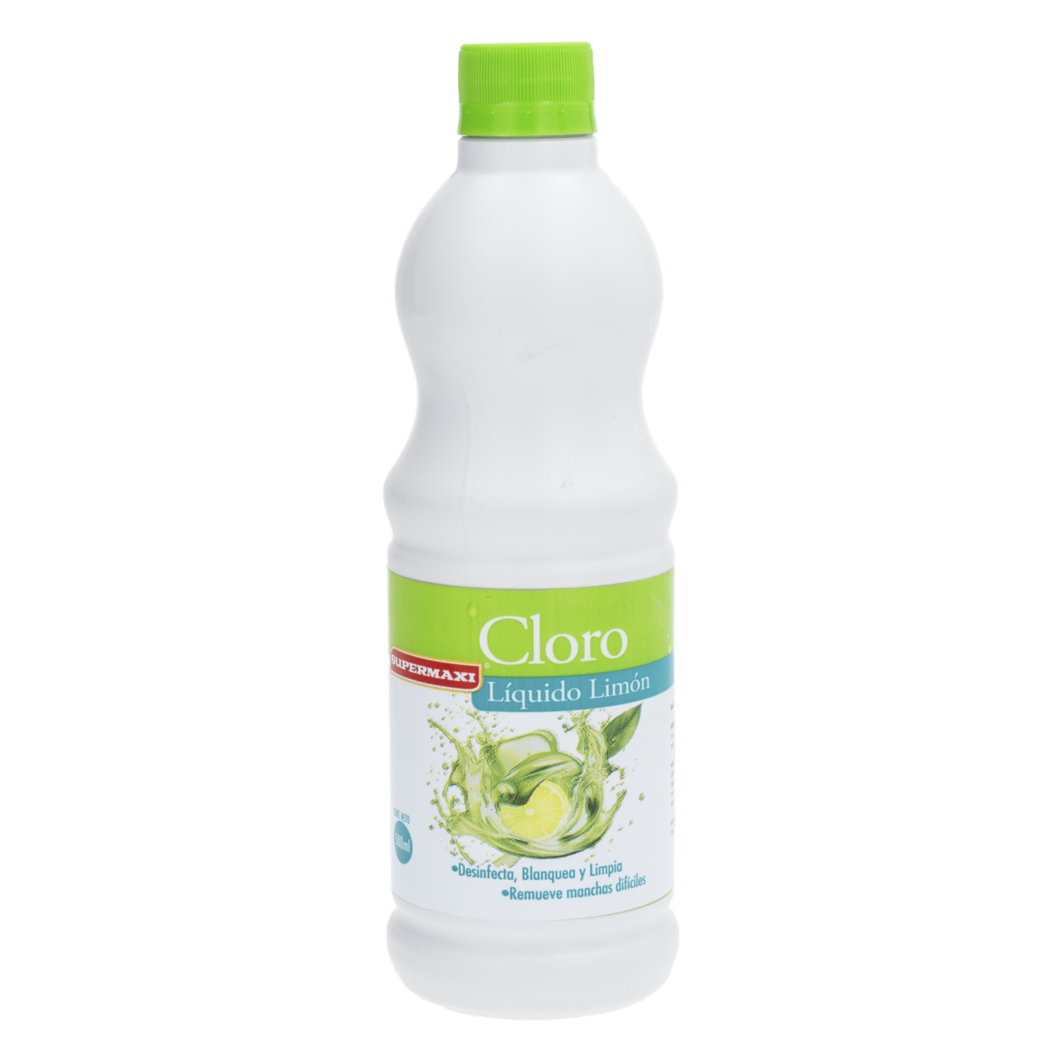 Cloro Líquido Fragancia Limóm SUPERMAXI 500 Ml