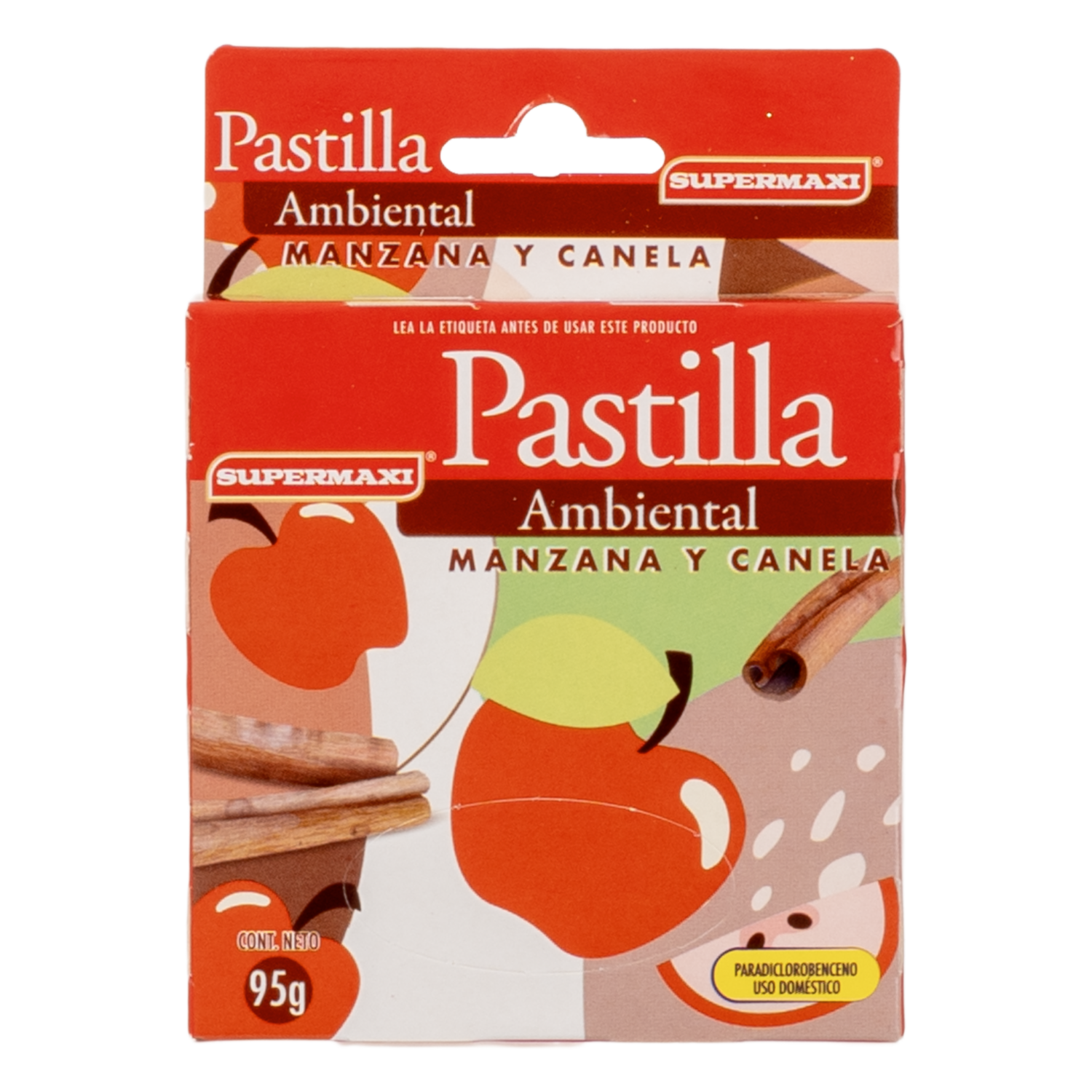 Pastilla Ambiental Manzana Y Canela SUPERMAXI 95 G
