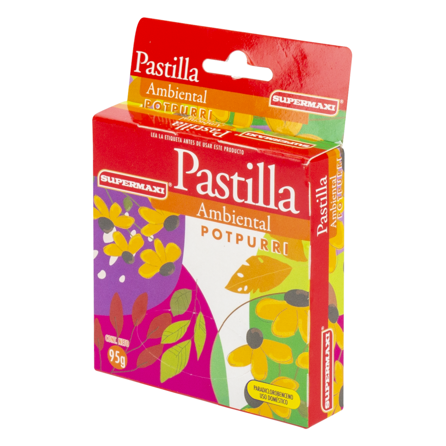 Pastilla Ambiental Para Baño Fragancia Potpurri SUPERMAXI 95 G