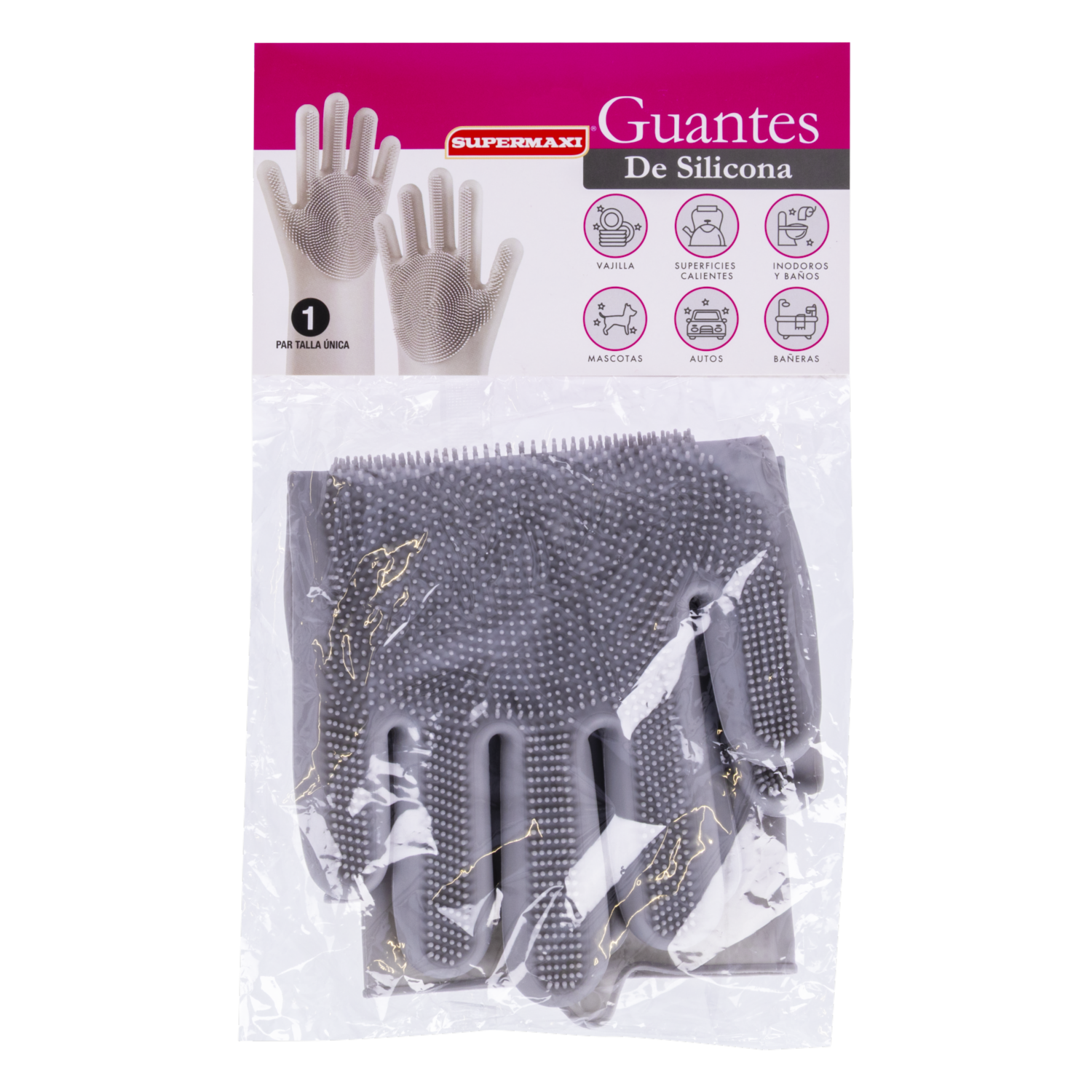 Guantes De Silicona SUPERMAXI Talla Único