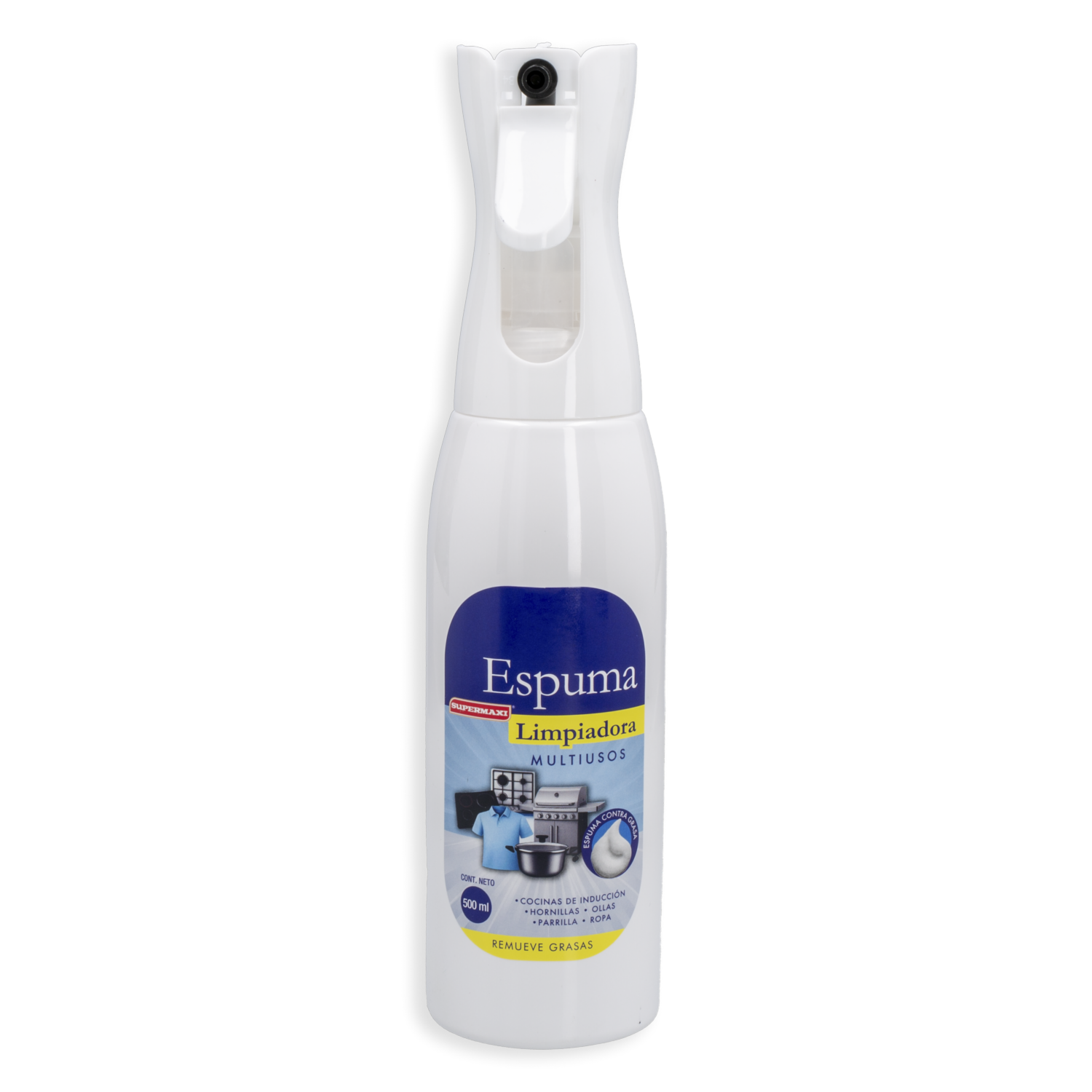 Limpiador En Espuma Multiusos SUPERMAXI 500 Ml