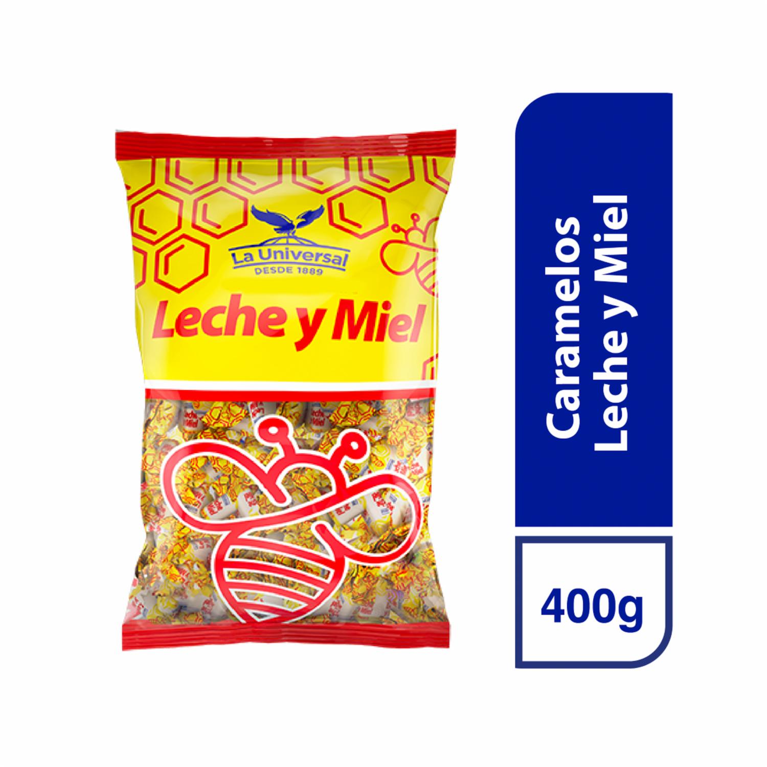 Caramelo Leche Y Miel LA UNIVERSAL 400 Gr