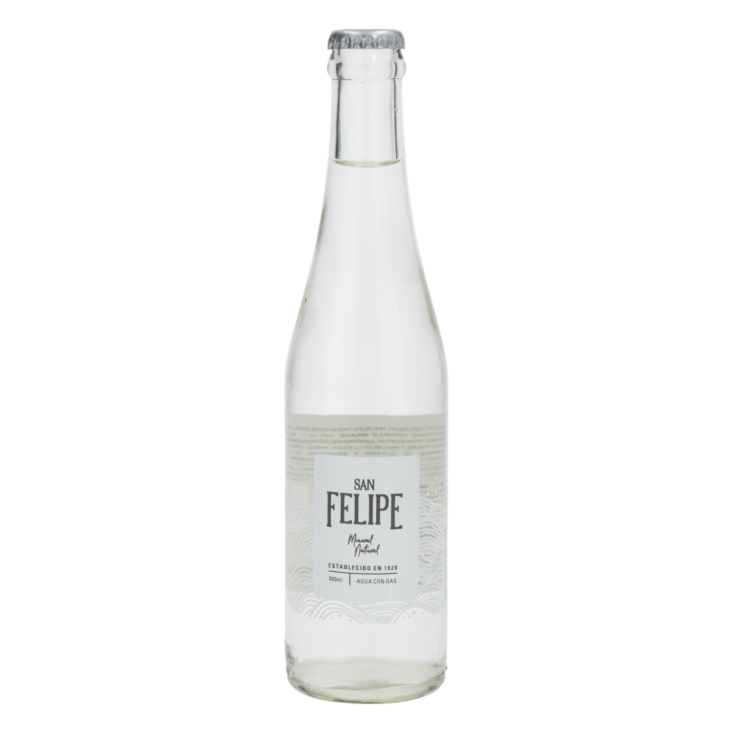 Agua Con Gas Mineral Natural SAN FELIPE 300 Ml