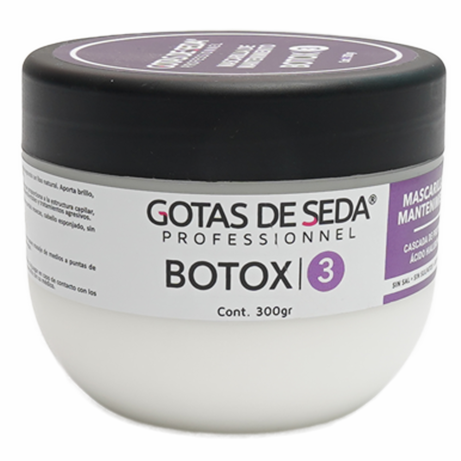 Tratamiento Capilar Con Acido Hialuronico GOTAS DE SEDA 300 G