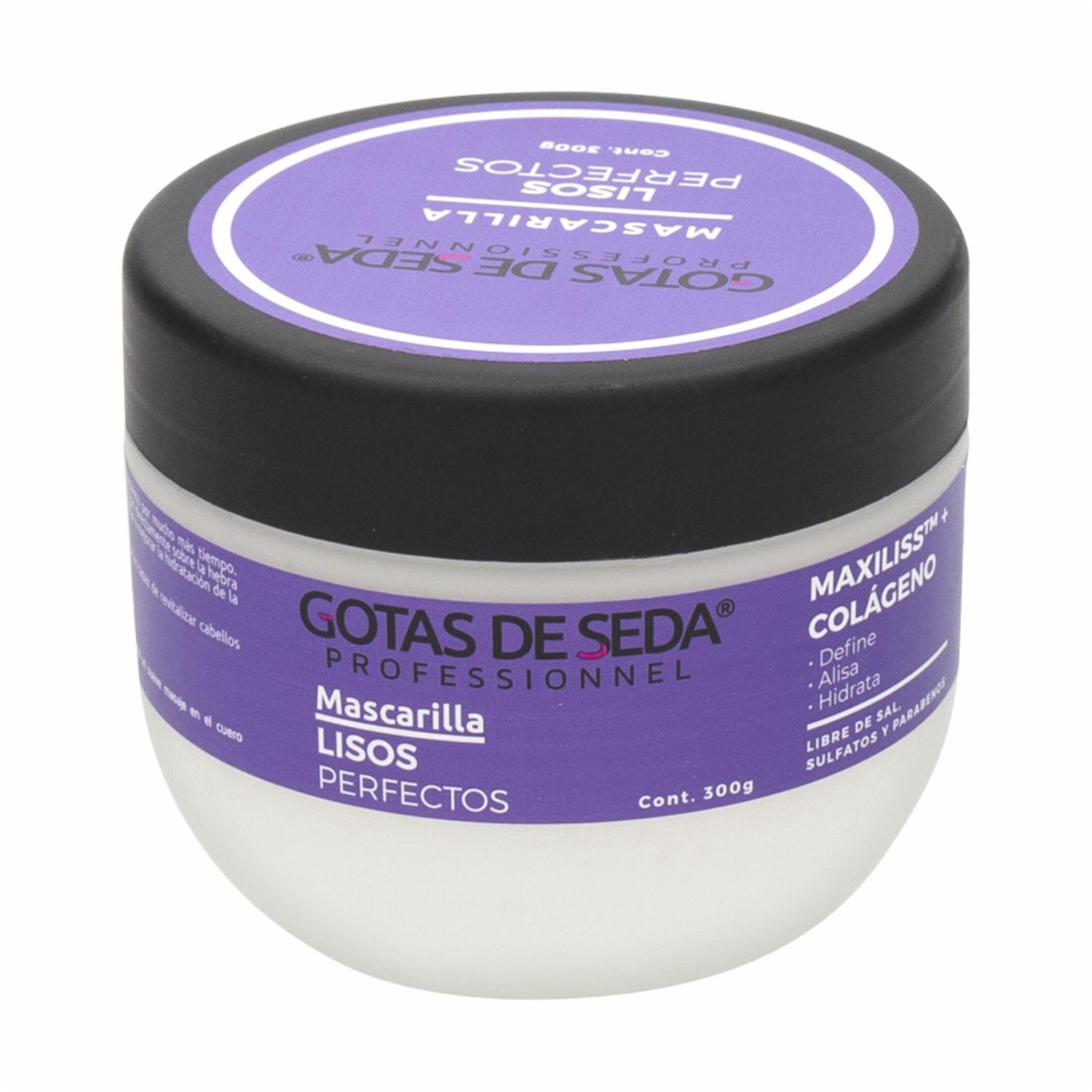 Tratamiento Capilar Alisante Lisos Perfectos GOTAS DE SEDA 300 G