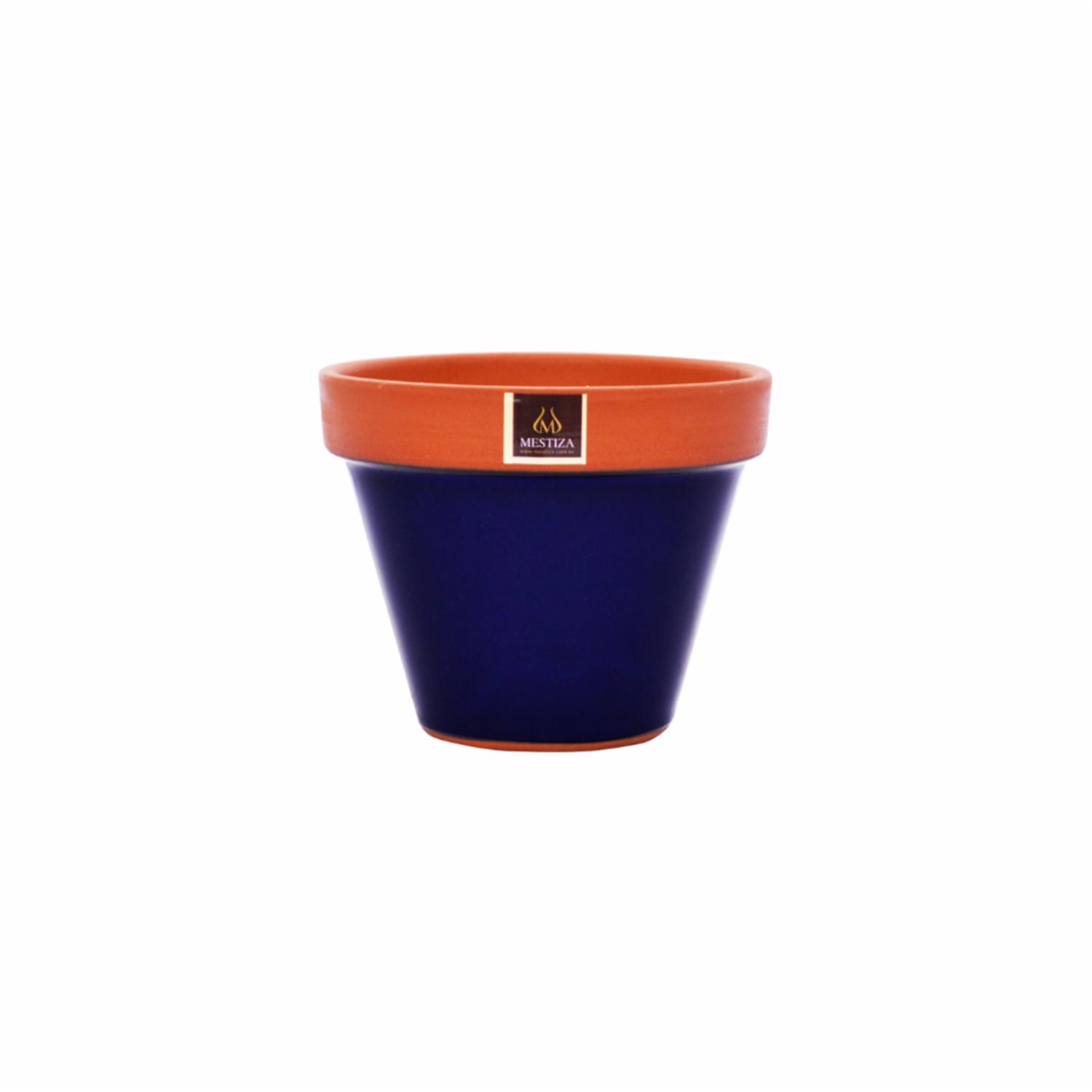 Maceta De Estándar 11 Terracobalto MESTIZA Unidad