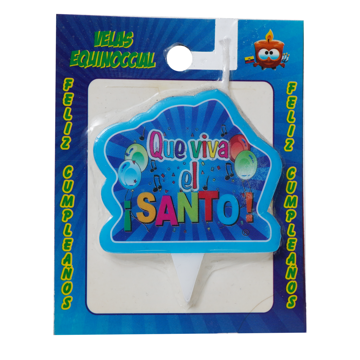 Vela De Cumpleaños VELAS EQUINOCCIAL Viva El Santo