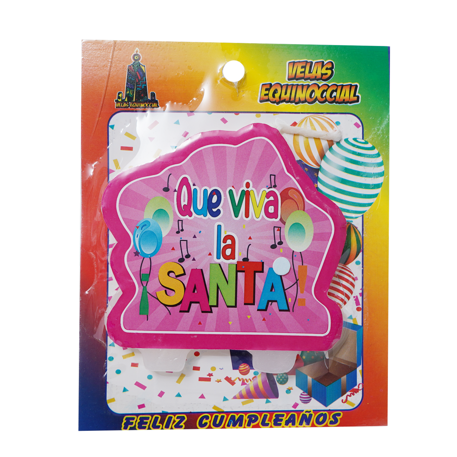 Vela De Cumpleaños VELAS EQUINOCCIAL Viva La Santa
