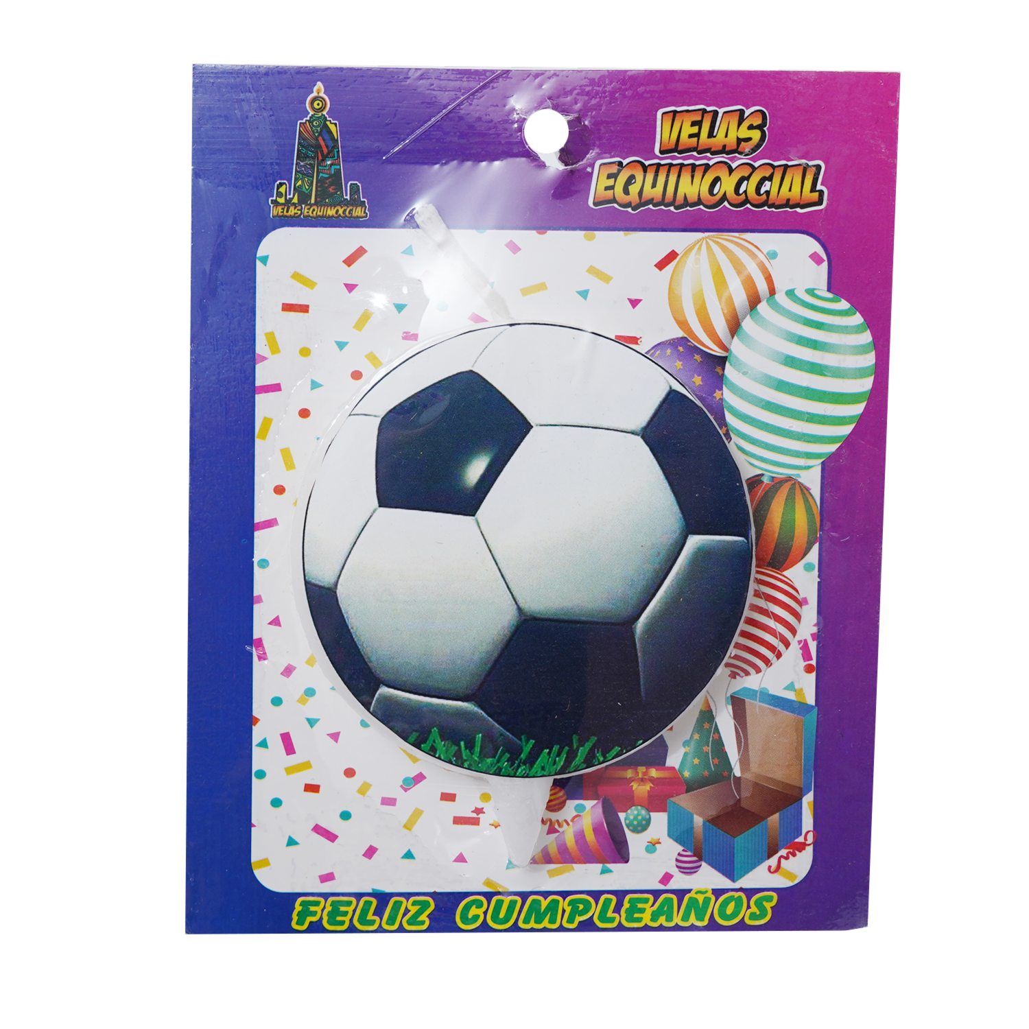 Vela De Cumpleaños VELAS EQUINOCCIAL Balón Futbol