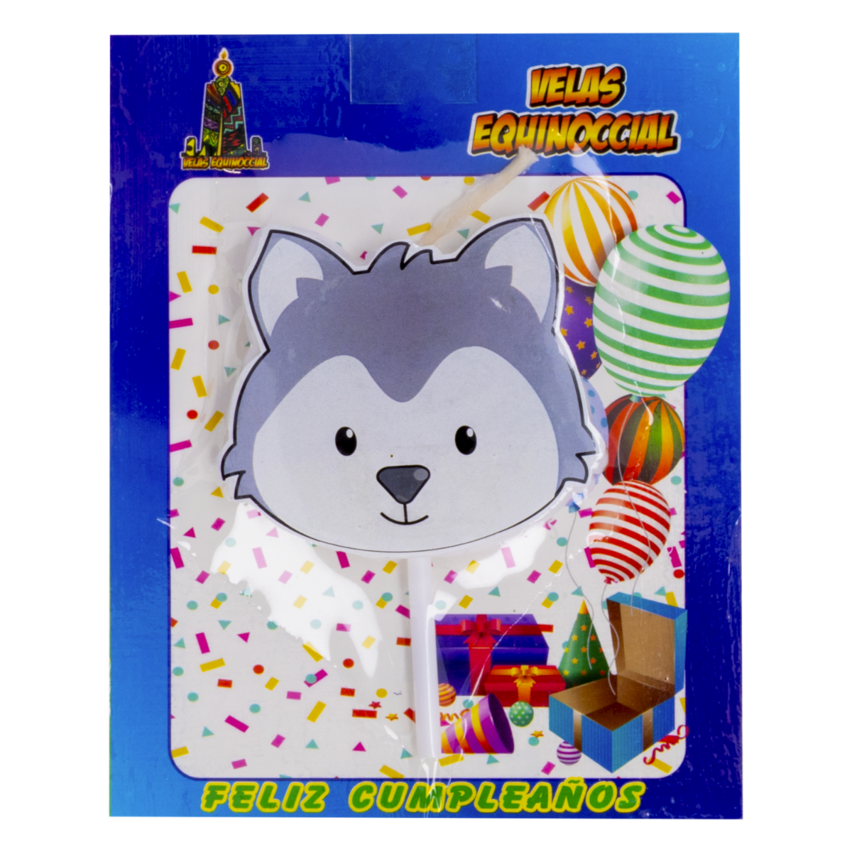 Vela Cumpleaños Para Mascota Lobito VELAS EQUINOCCIAL Unidad