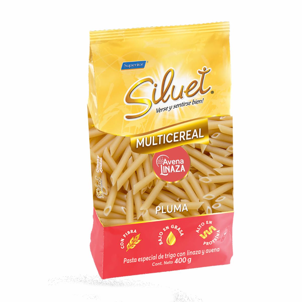 Pasta De Fideo Pluma Avena Y Linaza SILUET 400 G