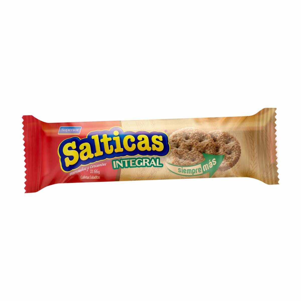 Galletas Integrales Horneadas Y Crocantes SALTICAS 66 G