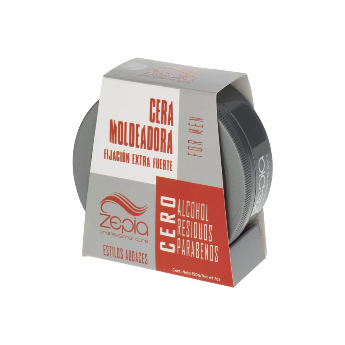 Cera Para Cabello Moldeadora Extra Fuerte ZEPIA 150 G