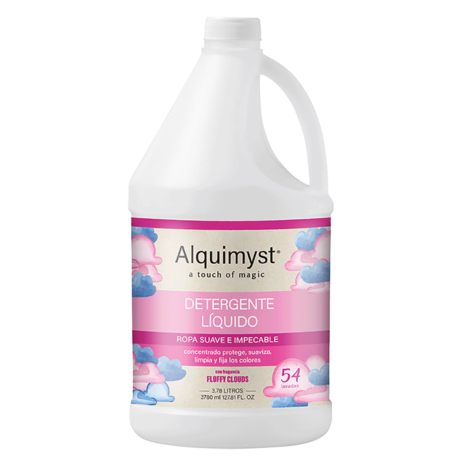 Detergente Líquido Biodegradable Fluffy Clouds ALQUIMYST 3,78 L
