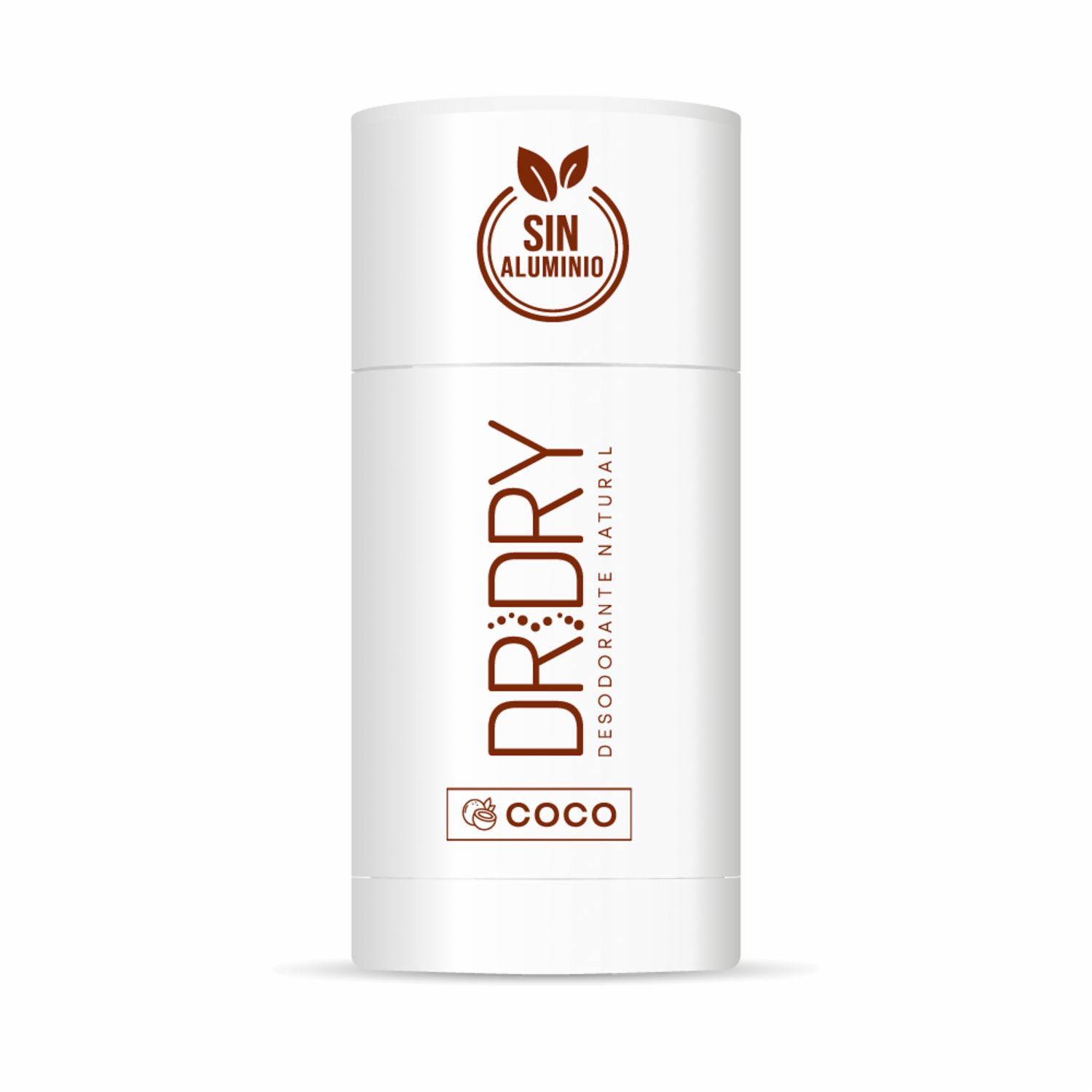 Desodorante En Barra Natural Fragancia Coco Con Bicarbonato DR.DRY 55 G