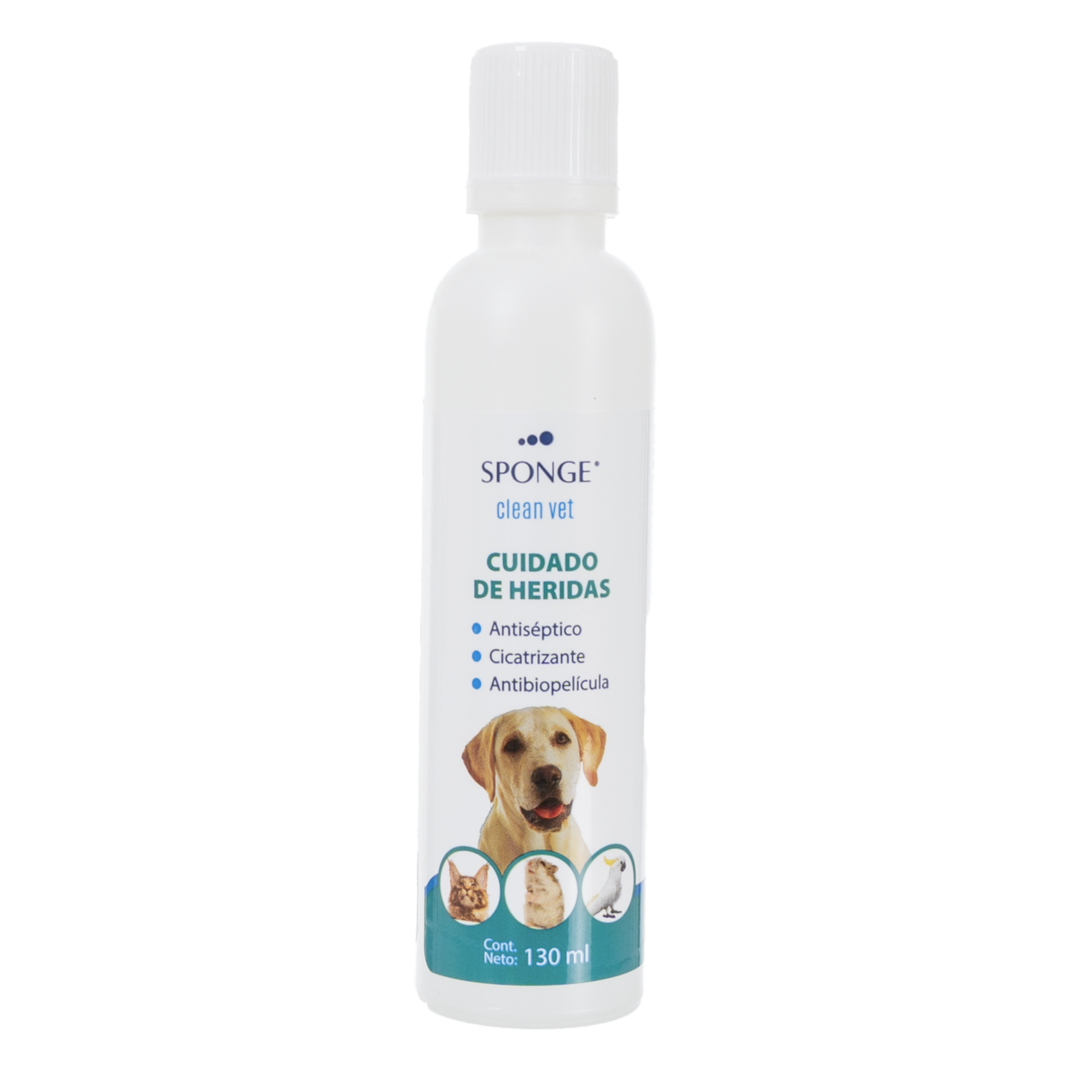 Limpiador De Heridas Antiséptico Y Cicatrizante SPONGE 130 Ml