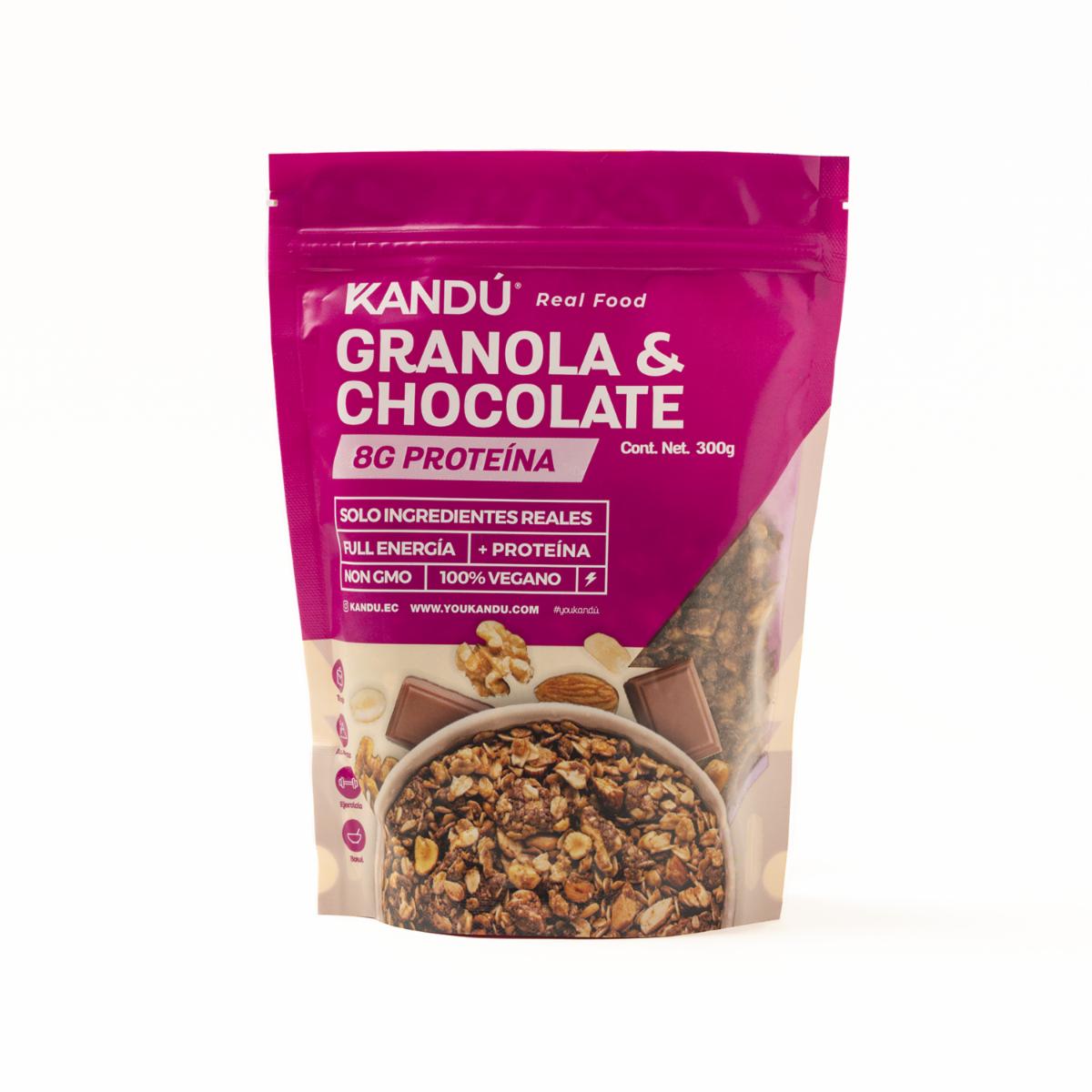 Granola Con Chocolate Molokai KANDÚ 300  G