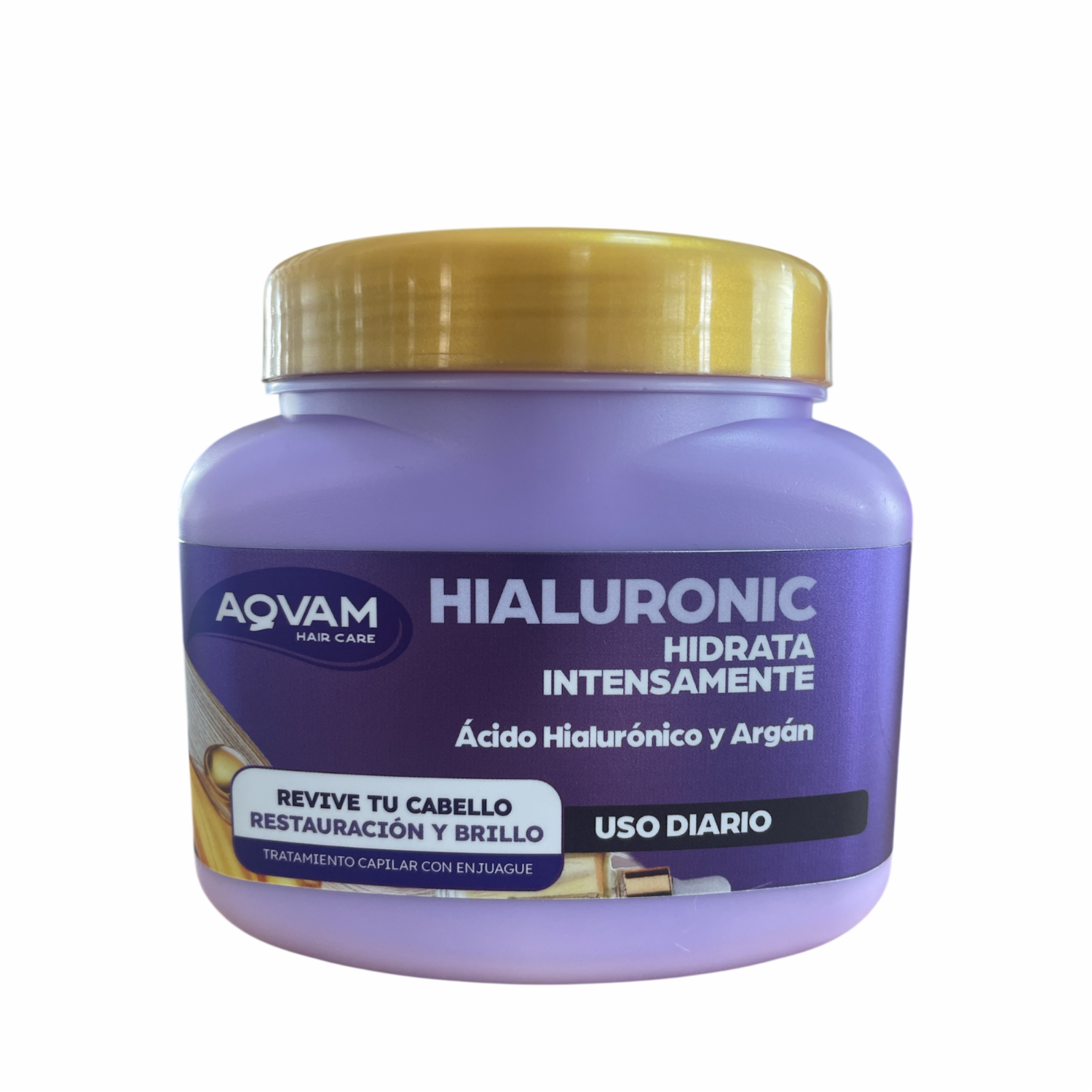 Tratamiento Capilar Hidratante Hialuronic AQVAM 350 Ml