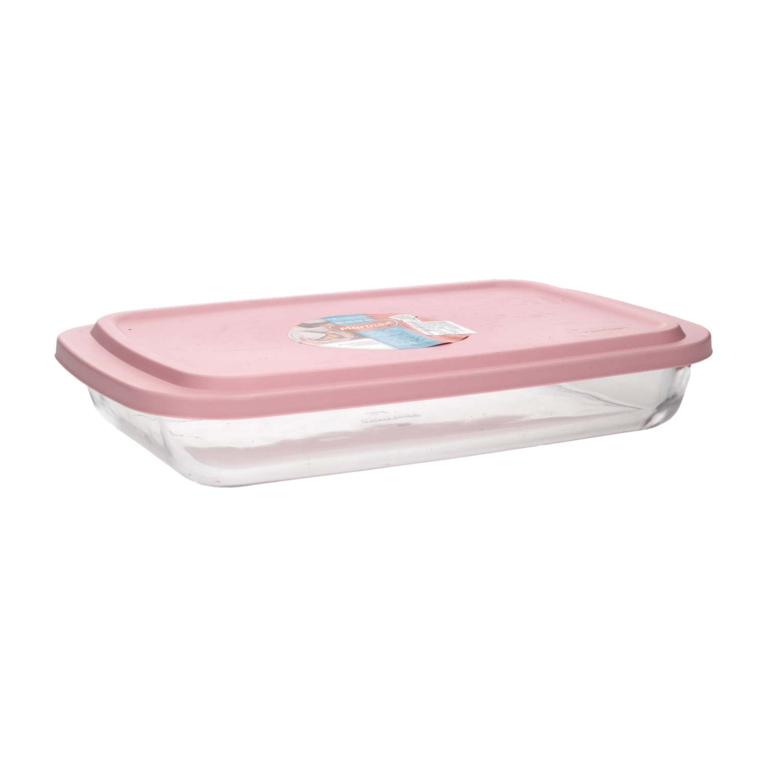 Fuente Refractaria Rectangular Mediana Con Tapa MARINEX 2.2 Litros