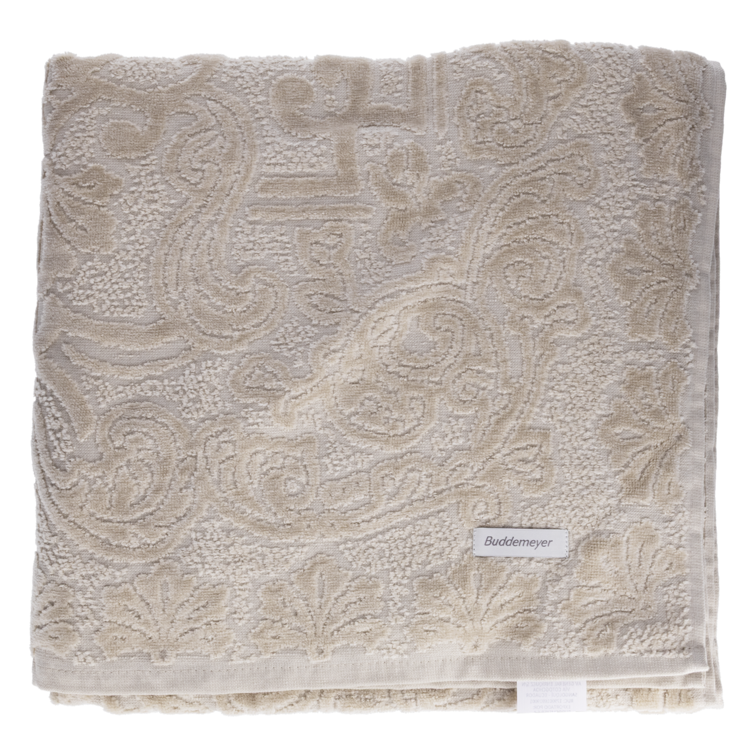 Toalla Toallón Diseño Oscar Beige BUDDEMEYER 150 X 80 Cm