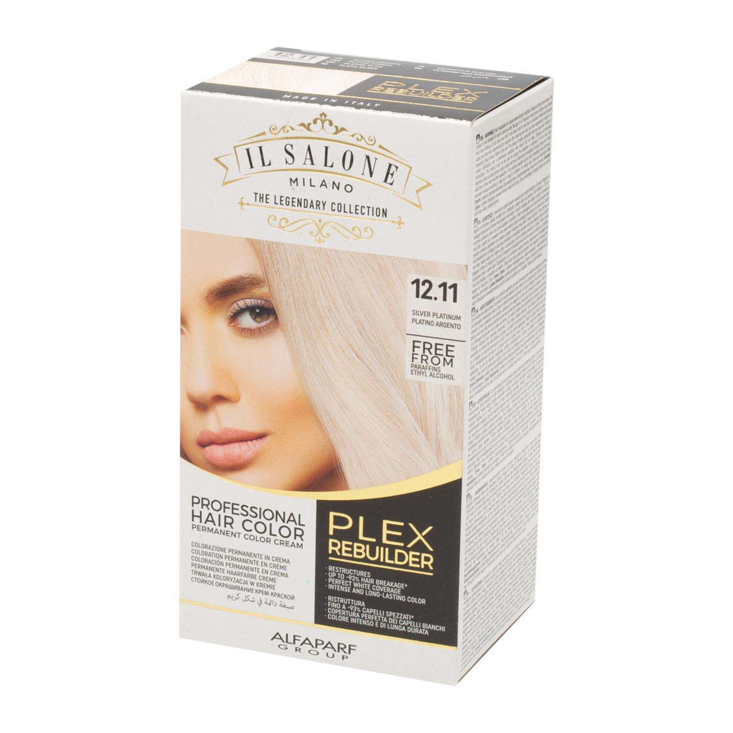 Tinte De Cabello Tono 12.11 Platino Plata IL SALONE MILANO Paquete