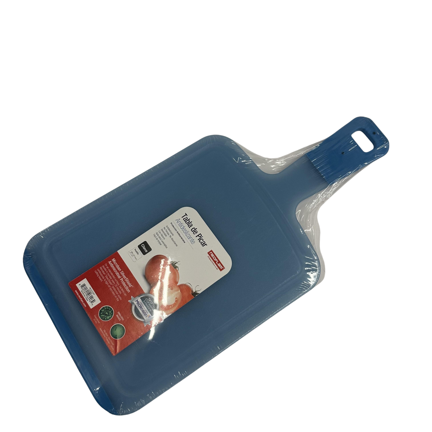 Tabla De Picar Azul Clave Con Mango NEOFLAM Pequeña