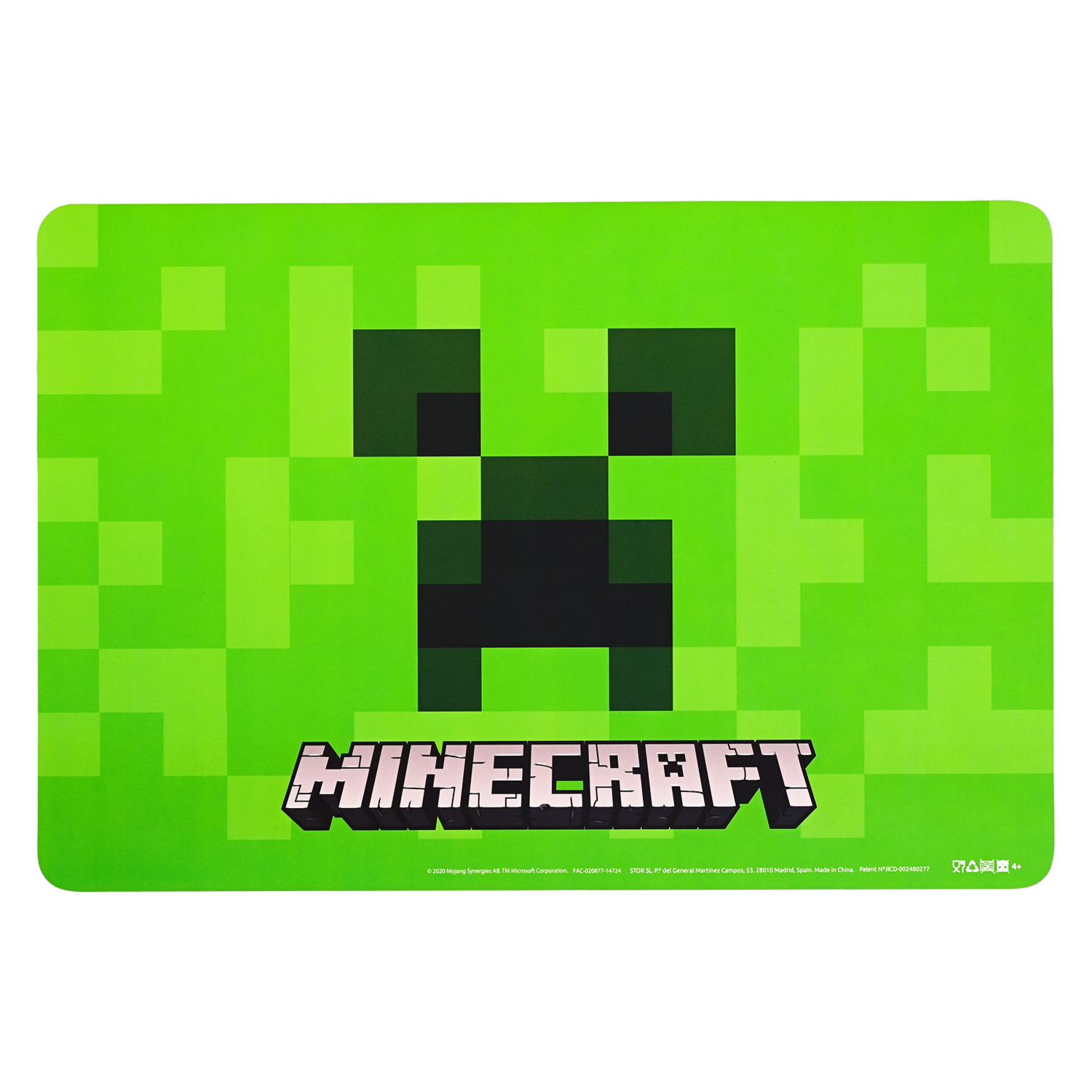 Individual Verde MINECRAFT Rectangular