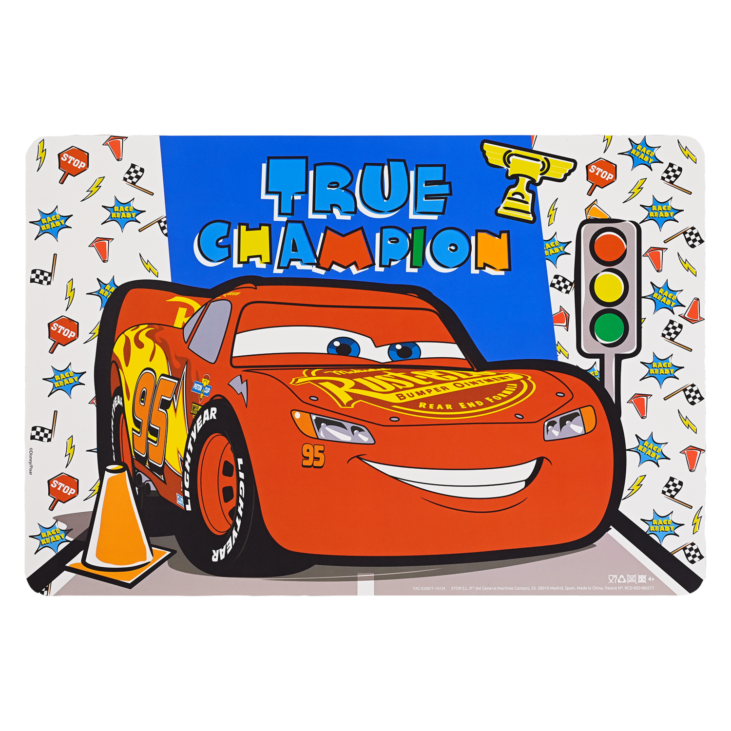 Individual Cars Lets Race DISNEY Rectangular