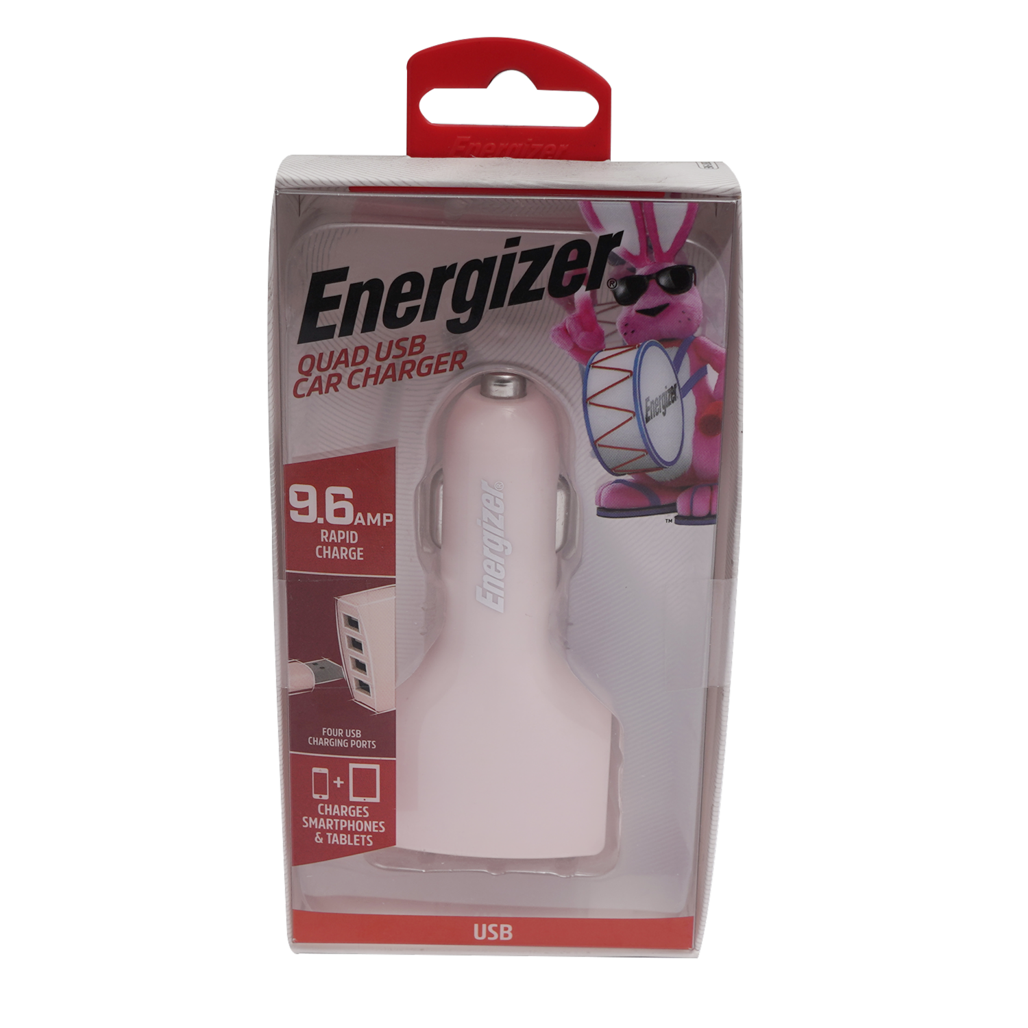 Cargador Para Auto Cuádruple ENERGIZER USB