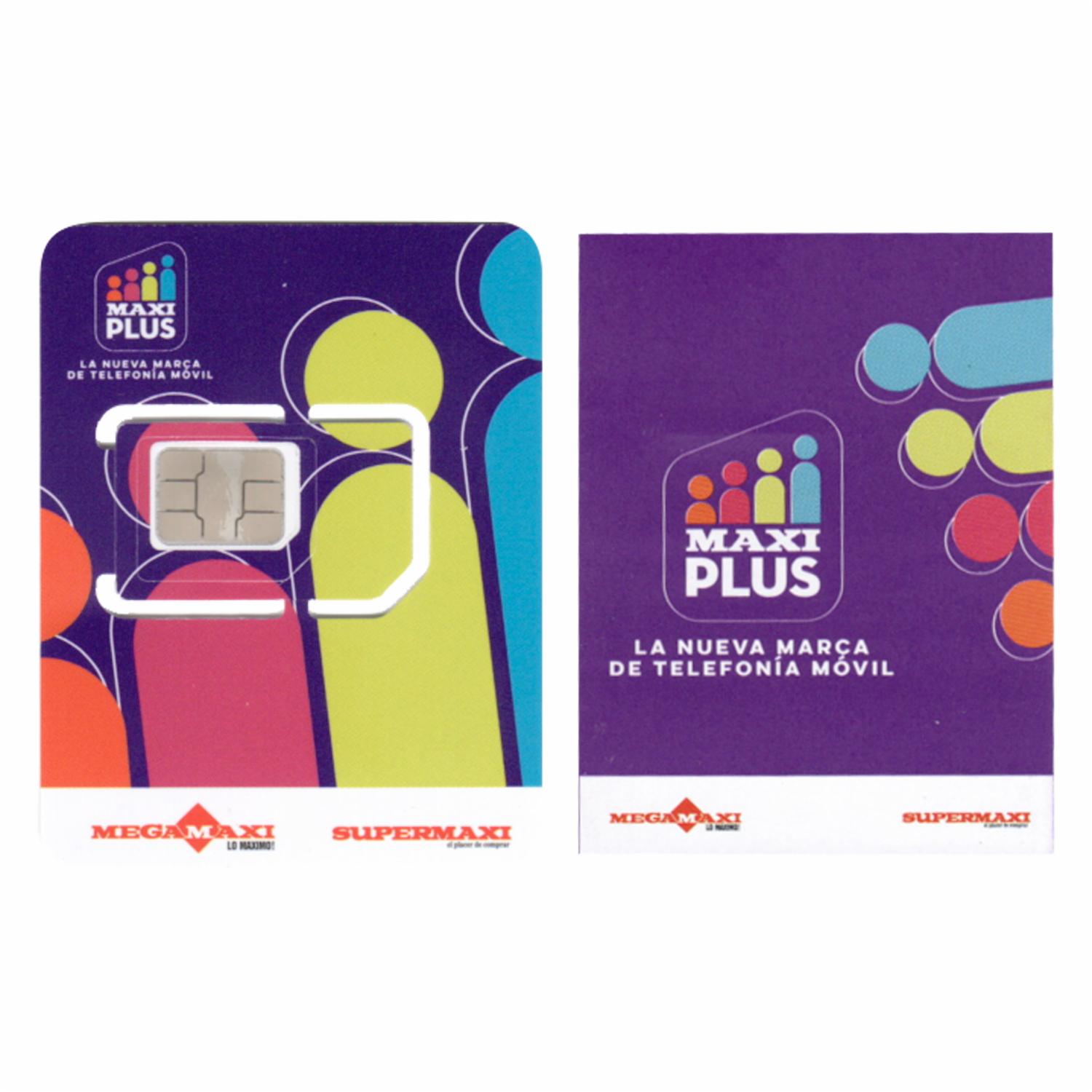 Chip Reposición MAXIPLUS Tarjeta Sim