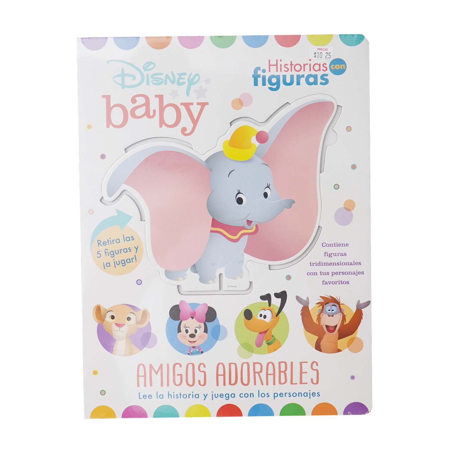 Libro Historias Con Figuras Amigos Adorables Disney Baby DISNEY 25 Páginas