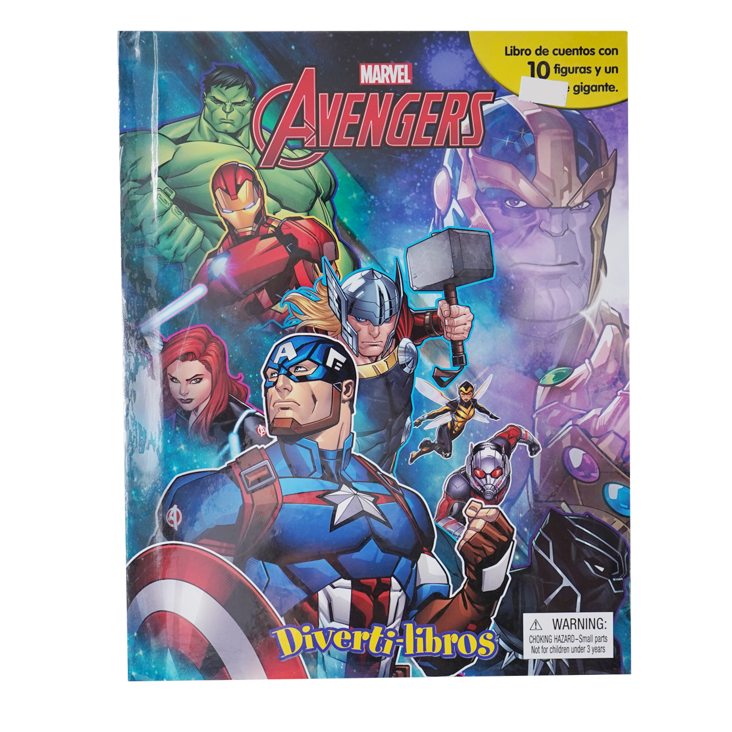 Libro Divertí Libros Avengers DISNEY 12 Páginas
