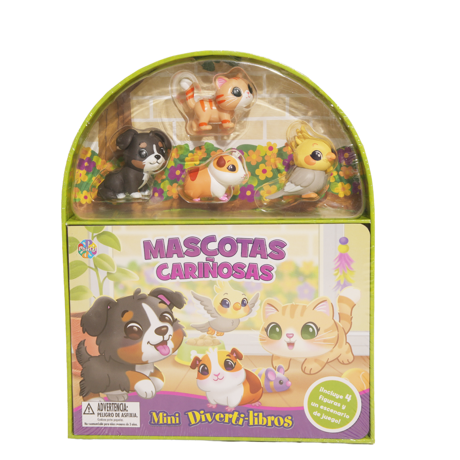 Libro Mascotas Mejores Amigos Mini Divertilibros PHIDAL 15 Páginas