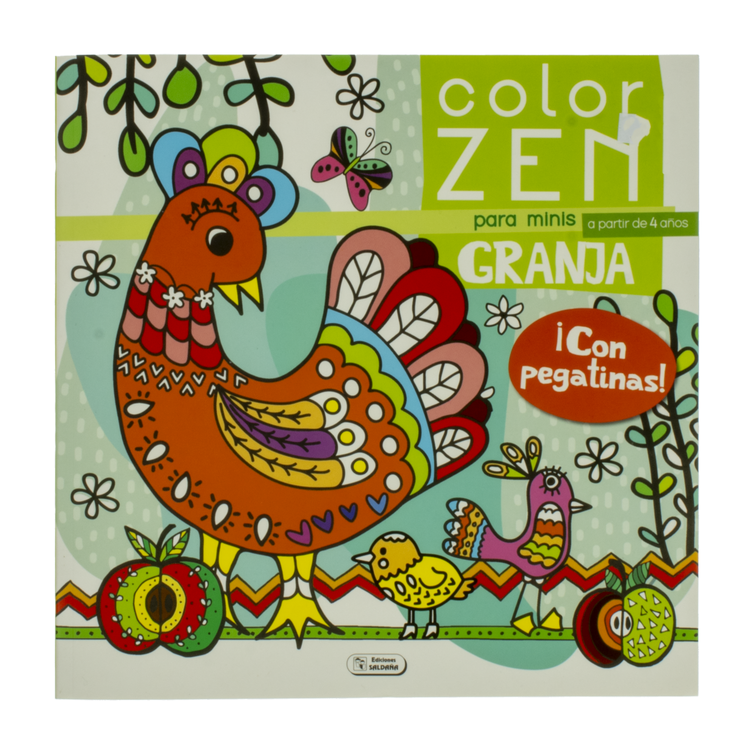 Libro Color Zen Para Minis EDICIONES SALDAÑA 48 Páginas