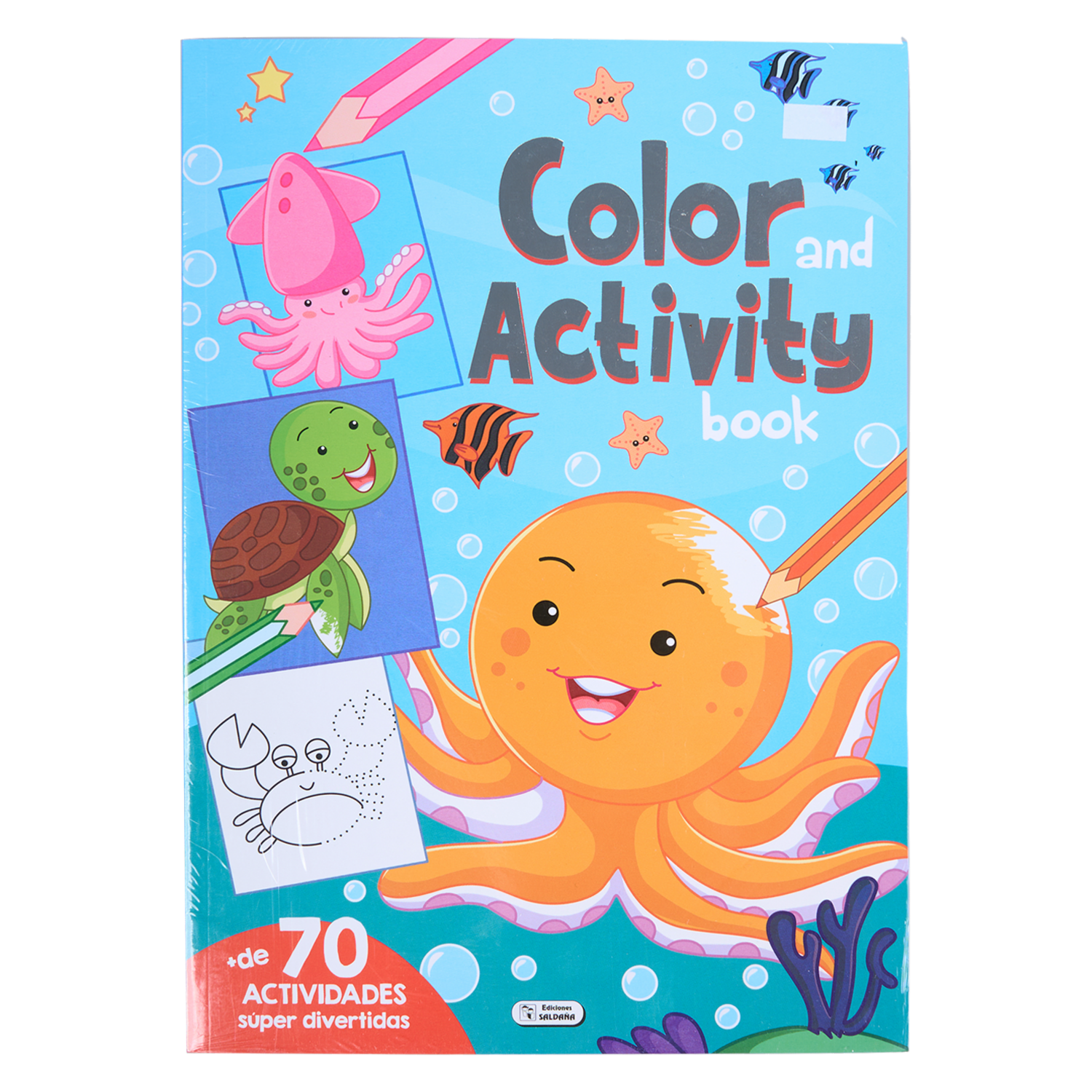 Libro Color And Activity Book SALDAÑA 72 Páginas