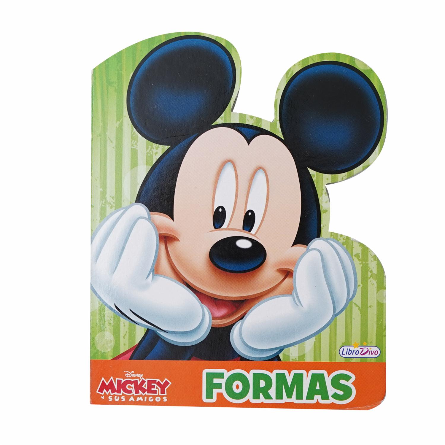 Libro Colección Mickey Números Letras Formas Y Colores LIBRO DIVO 10 Páginas